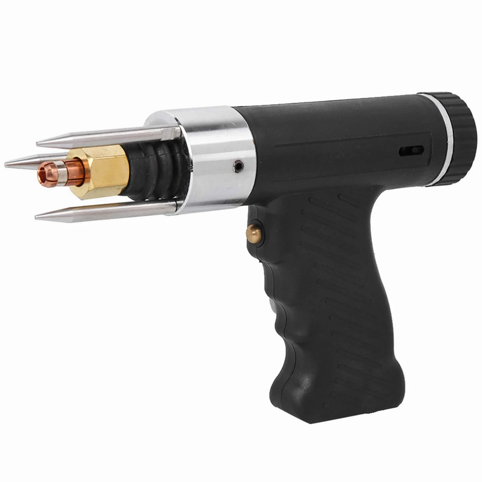 Pistola de Soldadura de Pernos, Pistola de Soldadura de Pernos de Descarga de Capacitor con Juego de Soplete de Soldadura de Pinza M3 a M10 de 6 Piezas