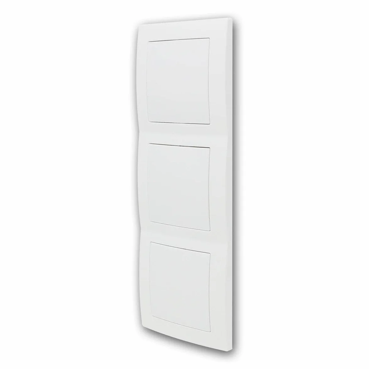 Tapa/panel triple FLAIR, color blanco, con marco triple
