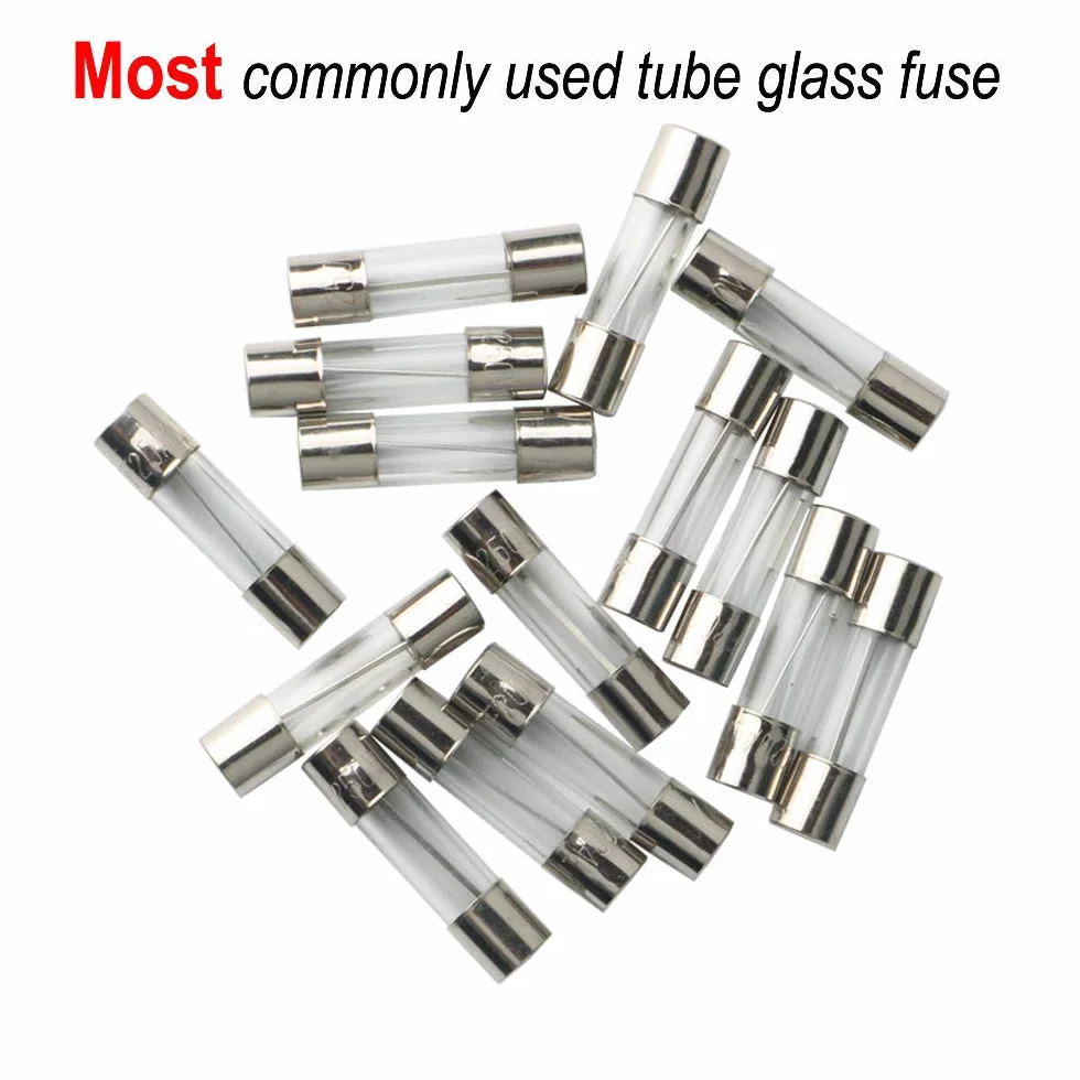 Gebildet Fusibles de Tubo de Vidrio 15 Valores 180pcs 5×20mm 250V