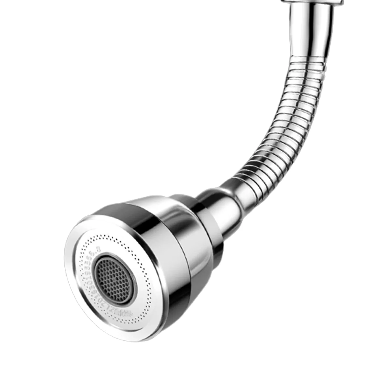 Aireador Grifo Giratorio 360°, 3 Modos Alargador Aireador Grifo Cocina, Extensor Adaptador Grifo Lavabo, Aireador extensor grifo cocina, Adaptador grifo cocina para Lavabos de Cocina y Baño (Plata)