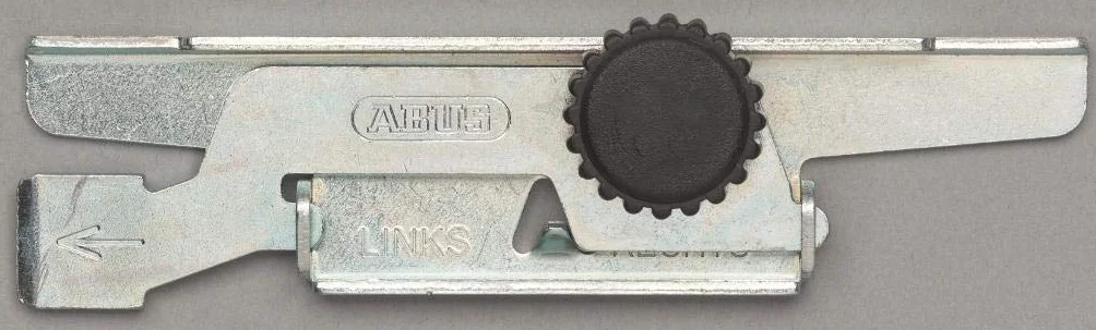 ABUS Seguro para persianas RS97 - Antirrobo para persianas enrollables - Instalación sin taladro ni tornillos - Nivel de Seguridad ABUS 2-33689 - Juego de 2