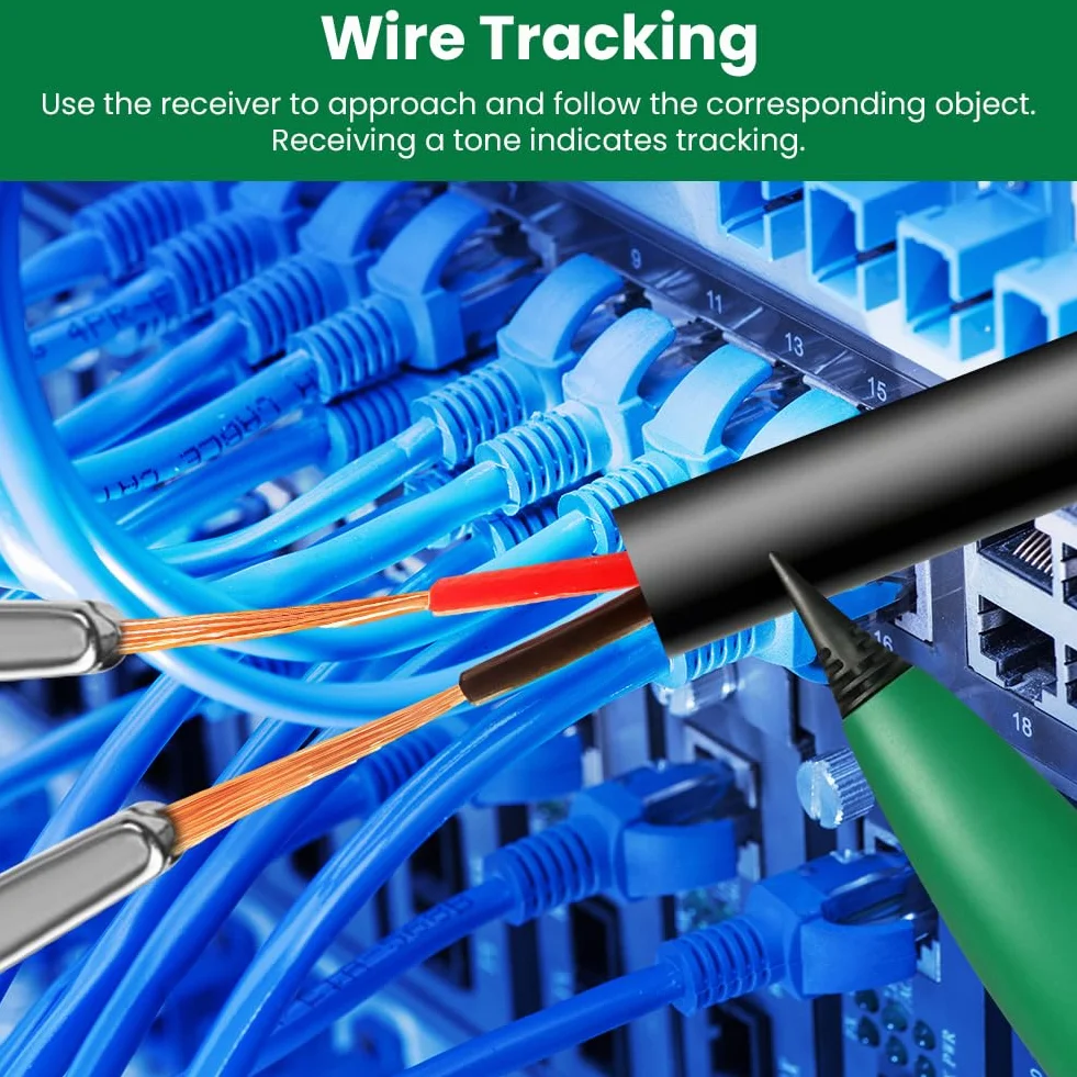 Flintronic Probador de Circuitos, Rastreador de Cables Multifunción, Buscador de Líneas y Generador de Tonos