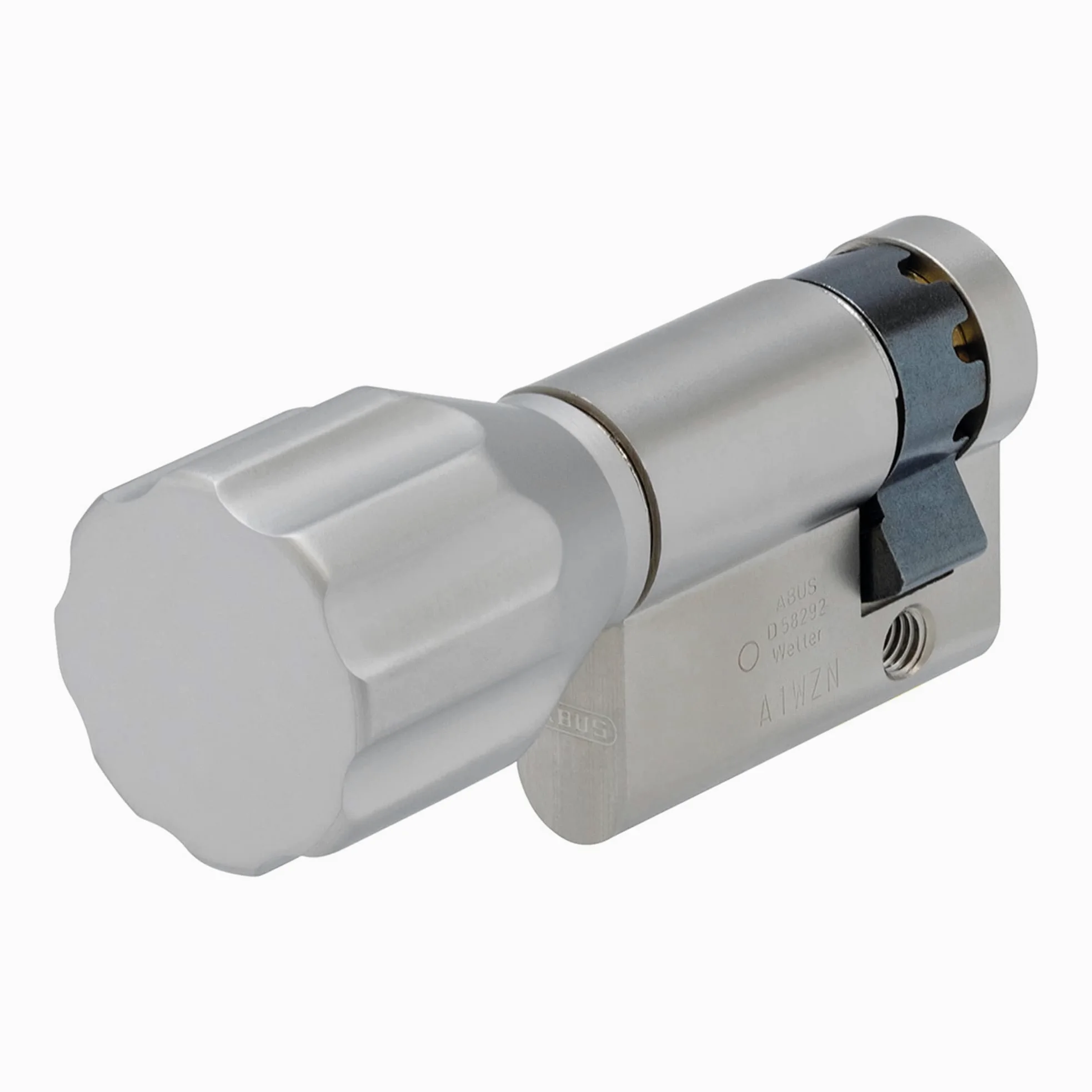 ABUS Medio cilindro con pomo 10/K30 - semicilindro con pomo redondo para cerrar sin llave