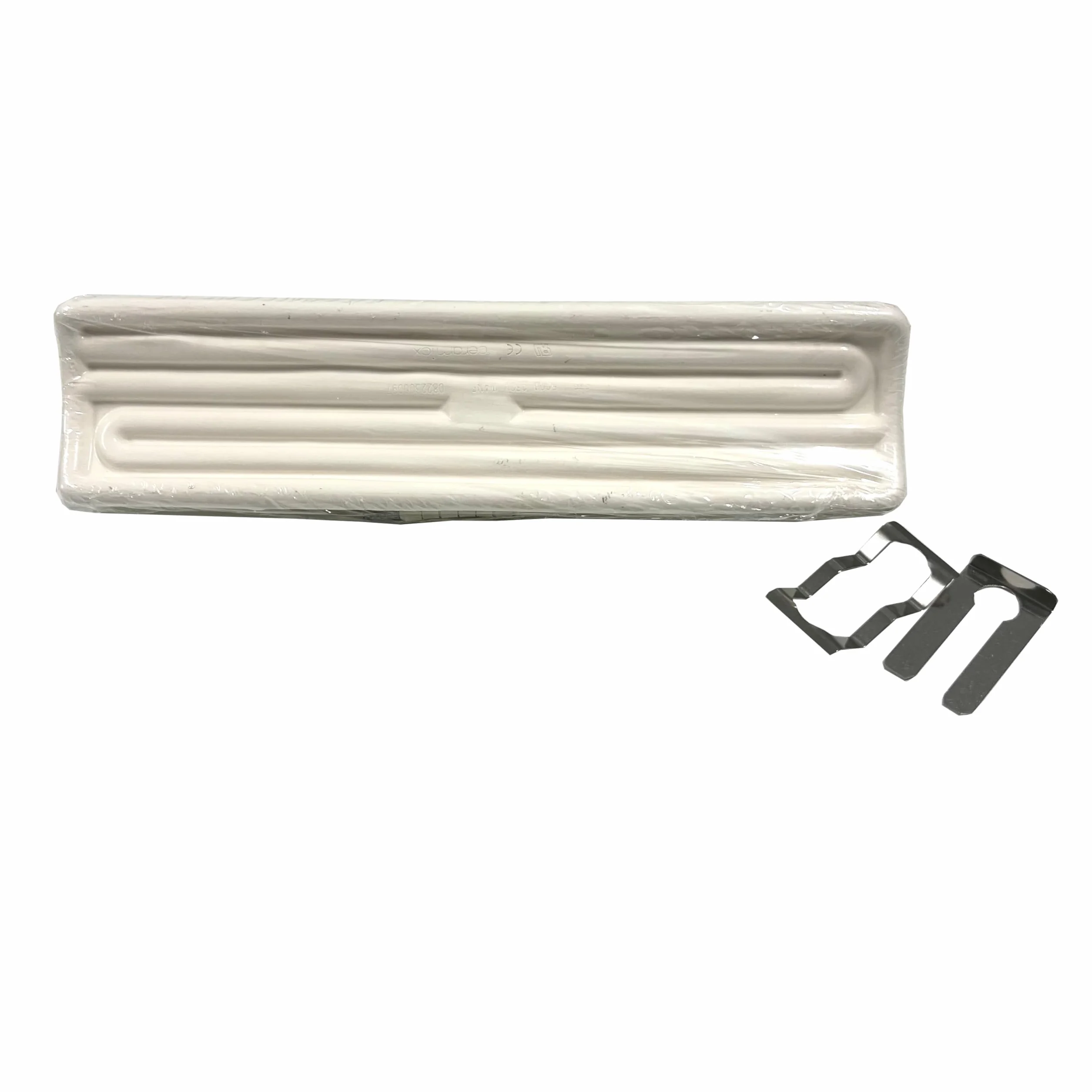 Resistencia cerámica 245x62mm 500W 230V | Resistencia buffet y platos calientes | Elemento calefactor cerámico | Calentamiento rápido y eficiente
