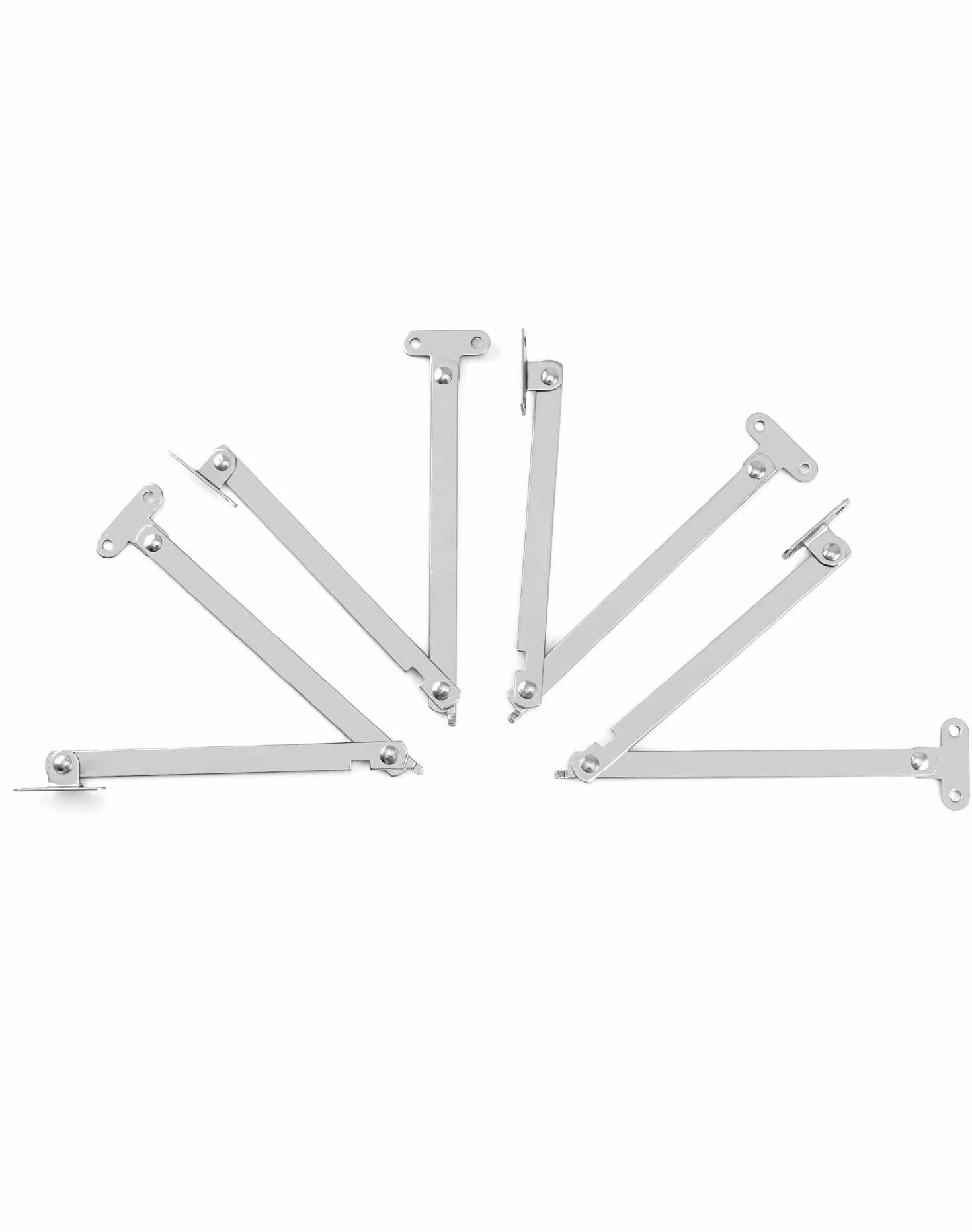 QWORK 4 Piezas Bisagra Plegable Abatible para Caja Armario Muebles