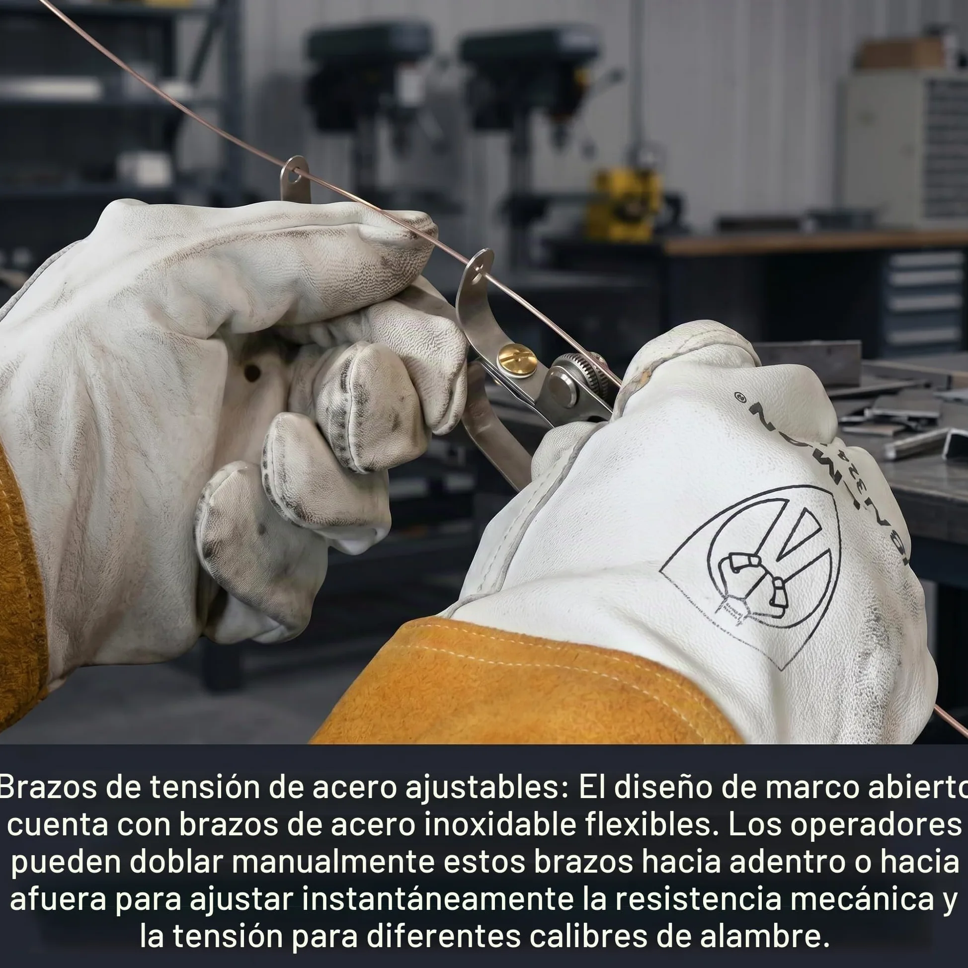 Alimentador TIG, Peso Ligero TIG Alimentador de Alambre, 7 "Control de tensión, Magentic Vertical Resting, Rueda de Pulgar moleteada, ATF100, Strong Hand Tools