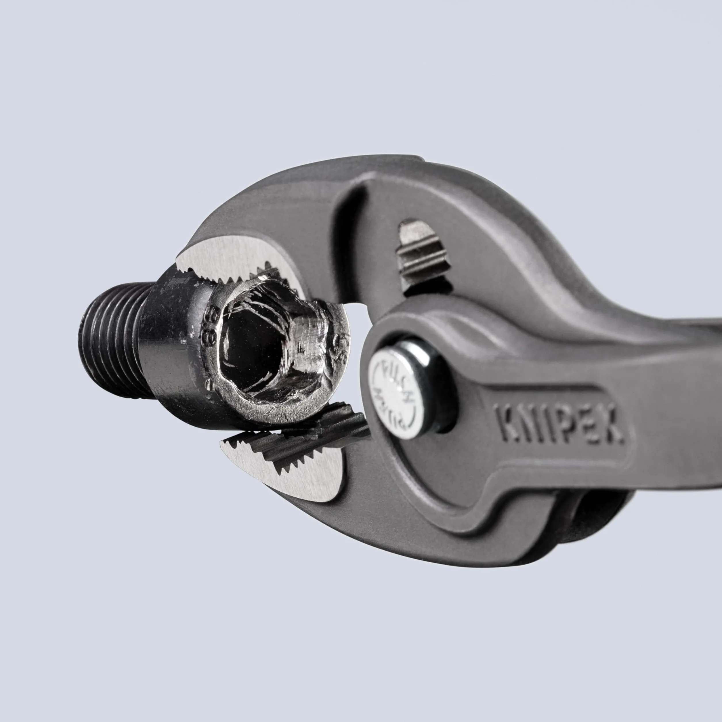 KNIPEX TwinGrip Alicate de agarre frontal y lateral con cartulinas autoservicio Mangos plasticos por inmersión, 82 01 200