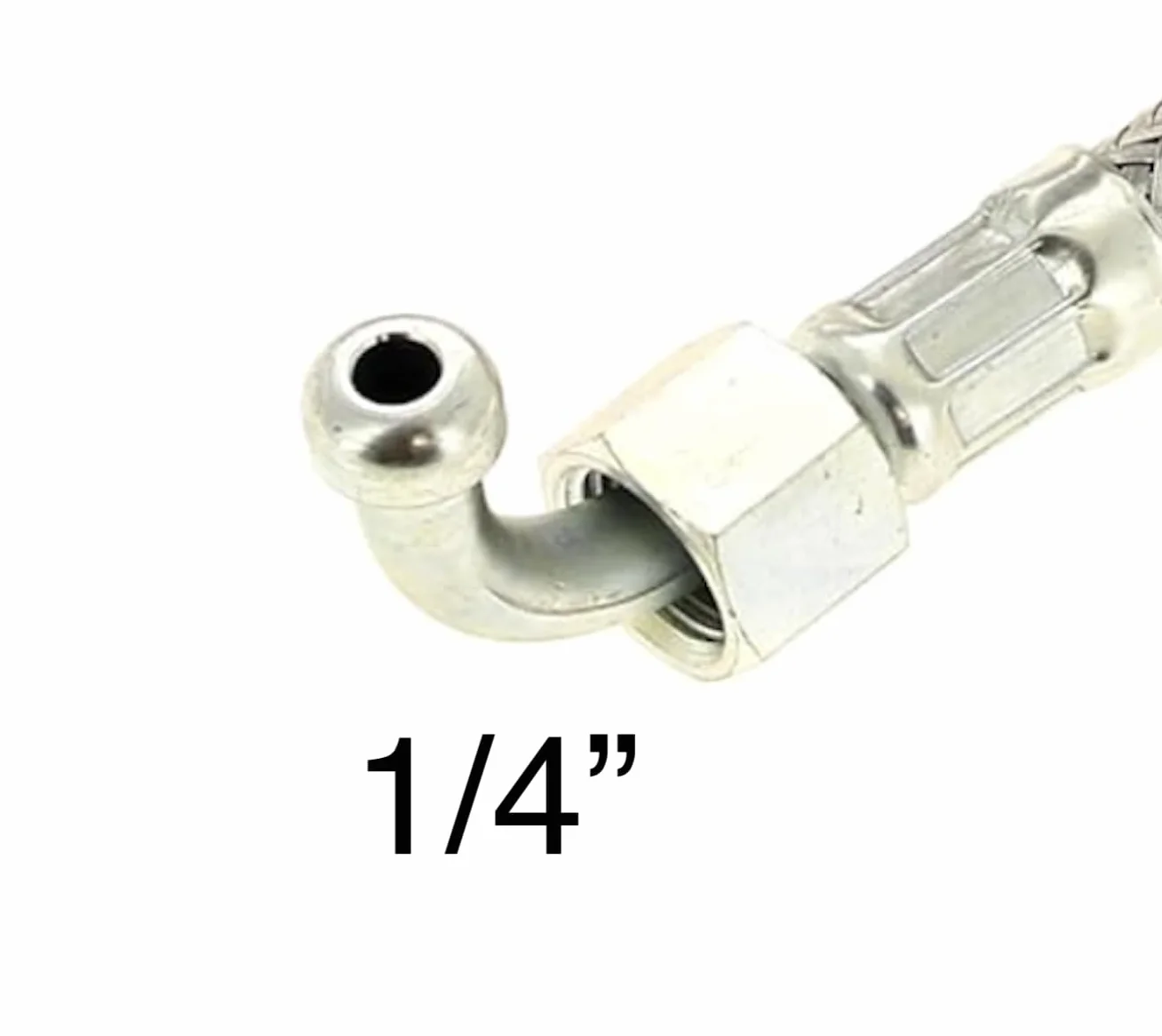 2 Unidades Tubo Flexible Quemador | 1000 mm (1 Metro) | Rosca H 3/8" x H 1/4" | Máx. 90ºC | Manguera de Conexión para Caldera de Gasoil