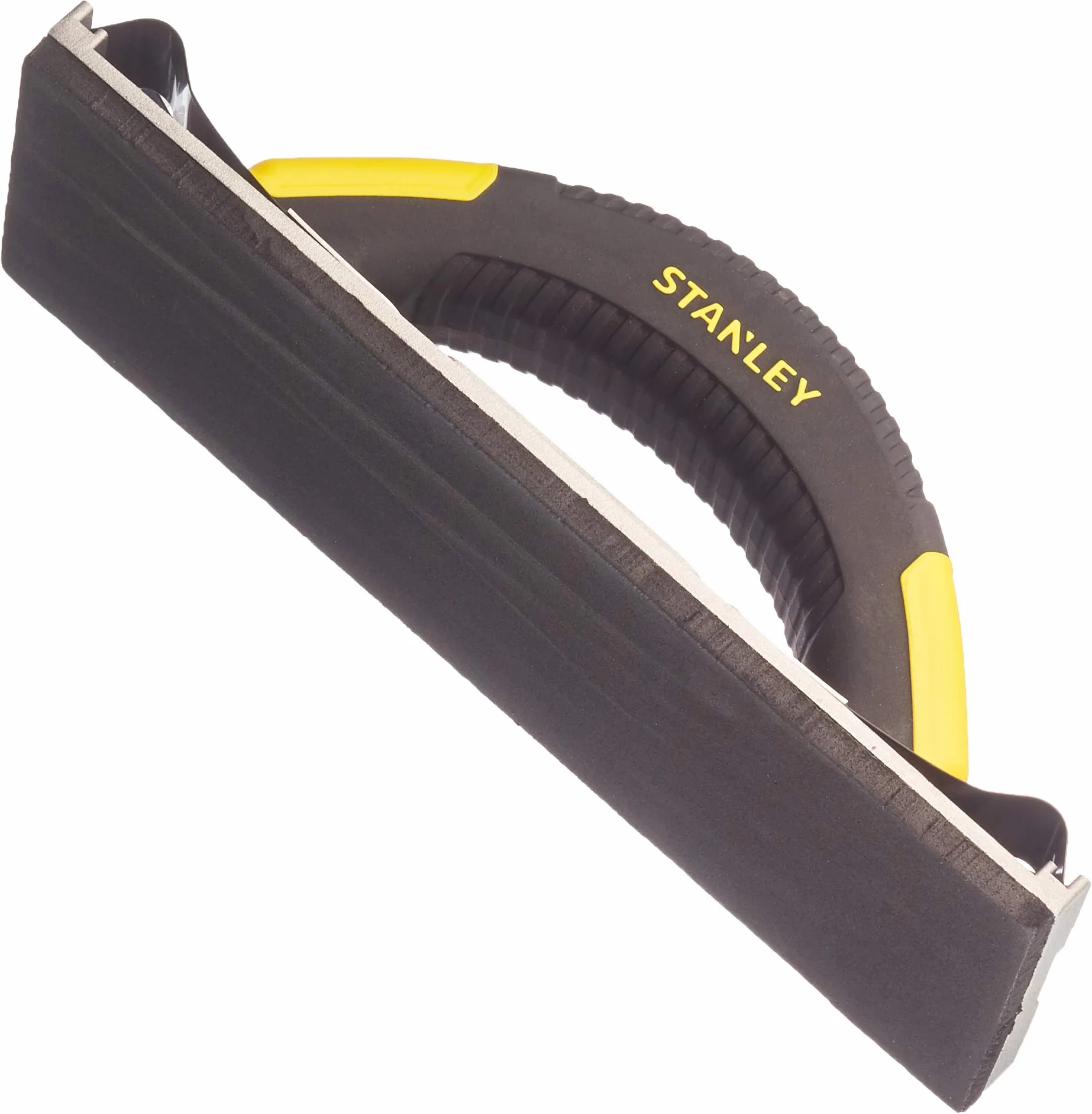 STANLEY Lijadora Manual con Clip Mejorado, 230X80mm, Cuerpo de Aluminio Reforzado, Mango Bimaterial, Pinza de Sujeción Mejorada, Acepta la Mayoría de Papeles de Lijado, STHT0-05927