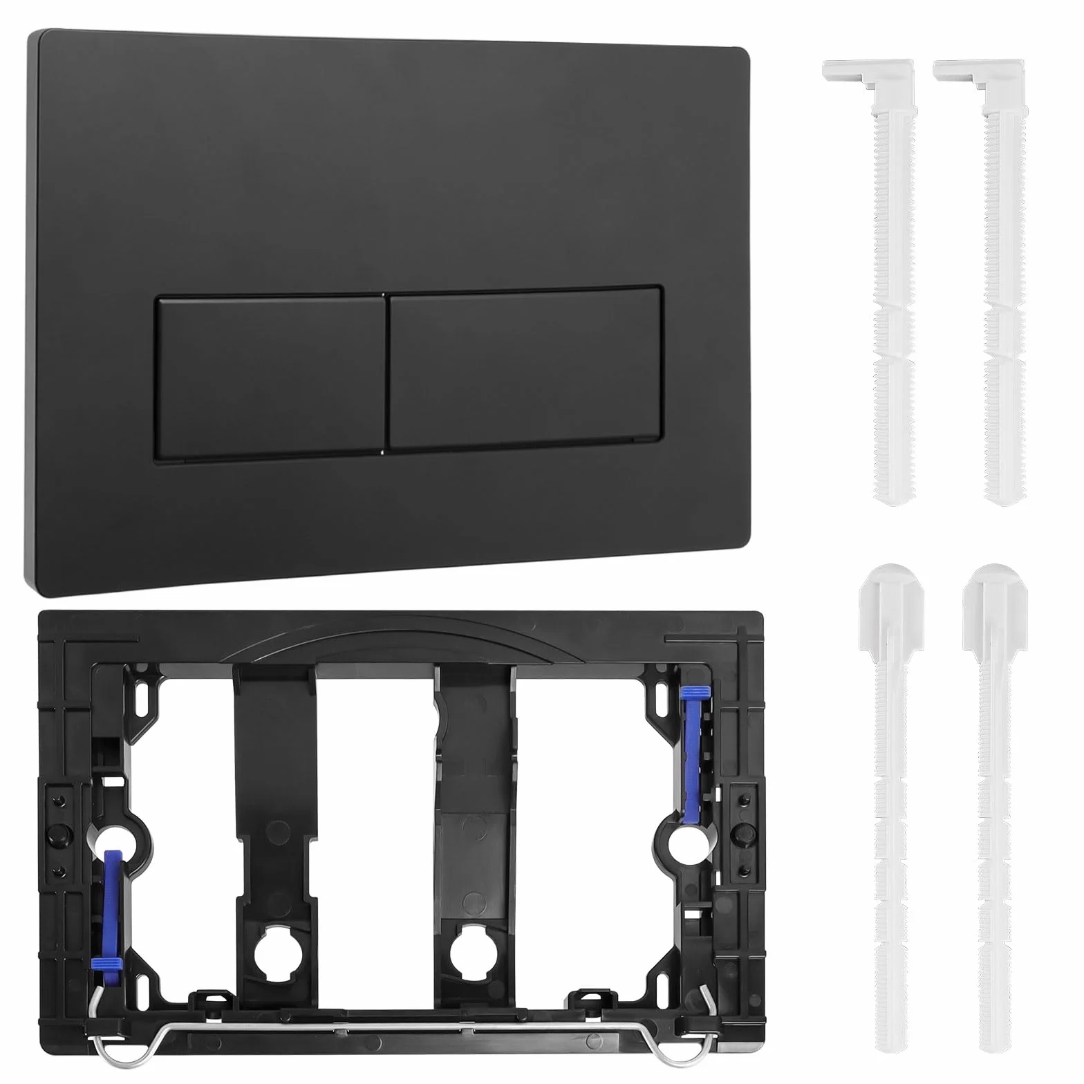 Placa de pulsador Para Geberit Sigma, Compatible con Geberit Sigma 01, UP300, UP320 Cisterna de Inodoro Empotrada, Incluye Kit de Palanca de Descarga y Marco de Instalación