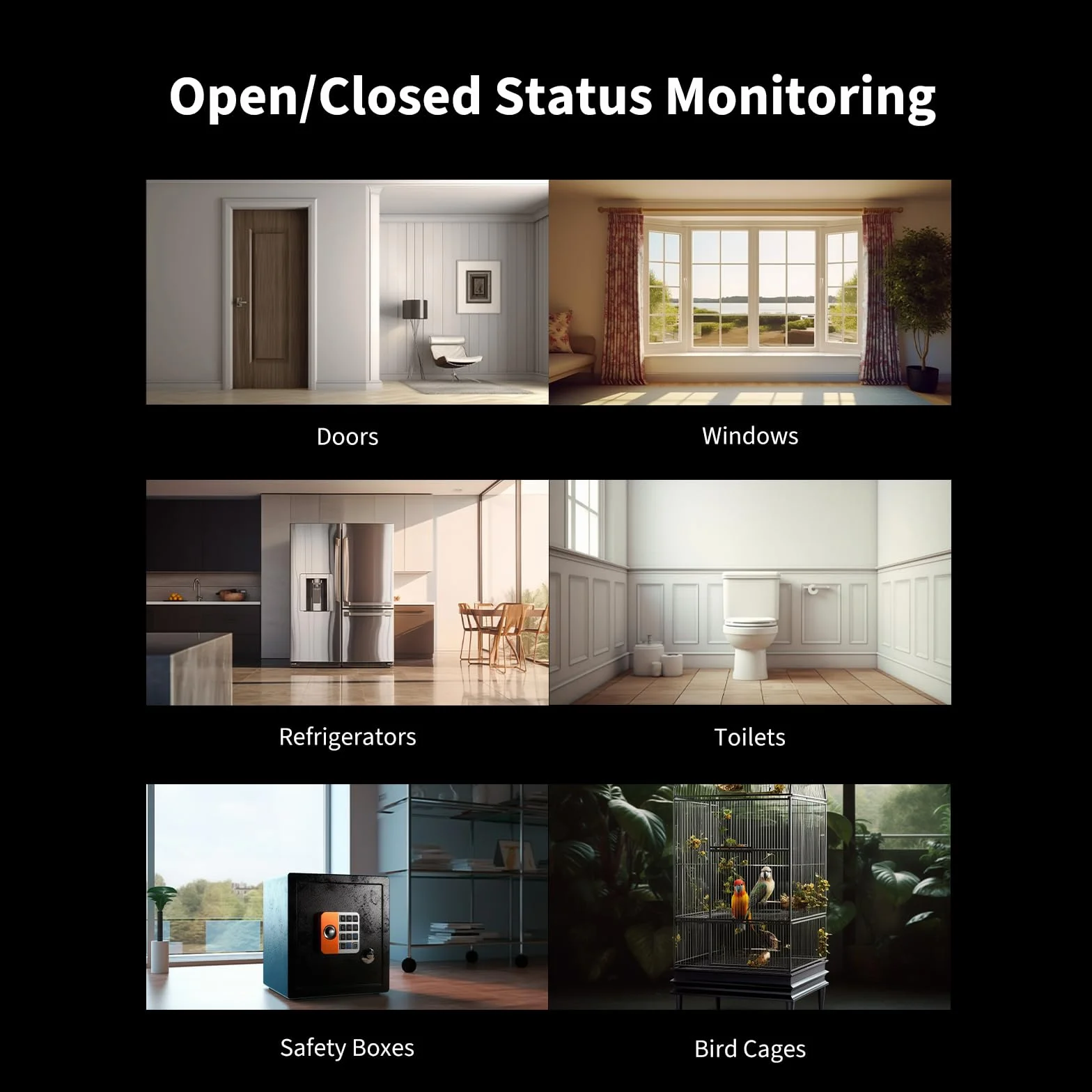 Aqara Sensor de Puertas y Ventanas P2, Matter Over Thread, Requiere Enrutador de Borde Thread, Alarma Remota, Automatización Local, Soporte Nativo de Apple Home, Google Home, Alexa y SmartThings