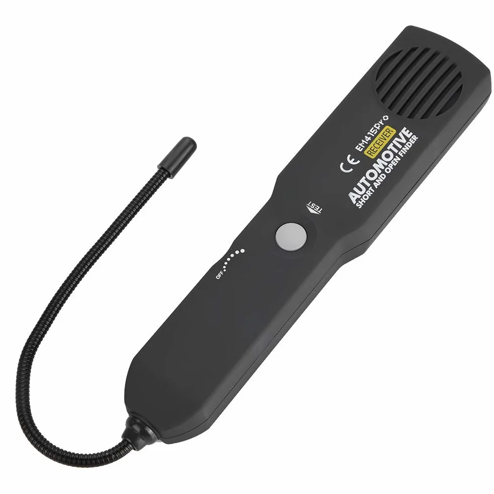 EM415PRO Rastreador de Cables - Probador de Buscador de Cortocircuitos Abiertos con Sonda Flexible, Pantalla LED