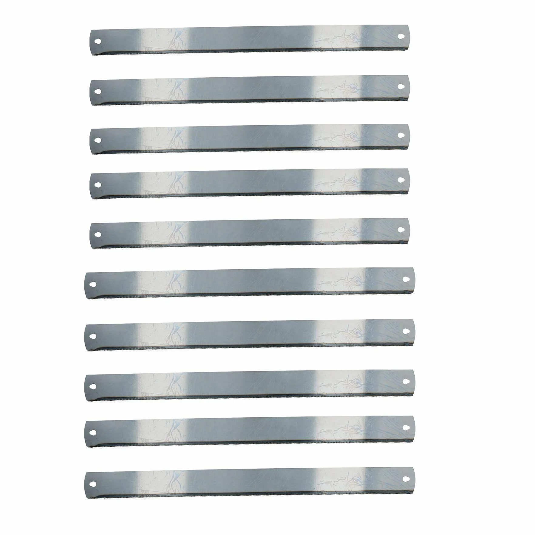 Hoja de sierra ingletadora de precisión 550 mm 14 TPI para madera/metal 10 unidades