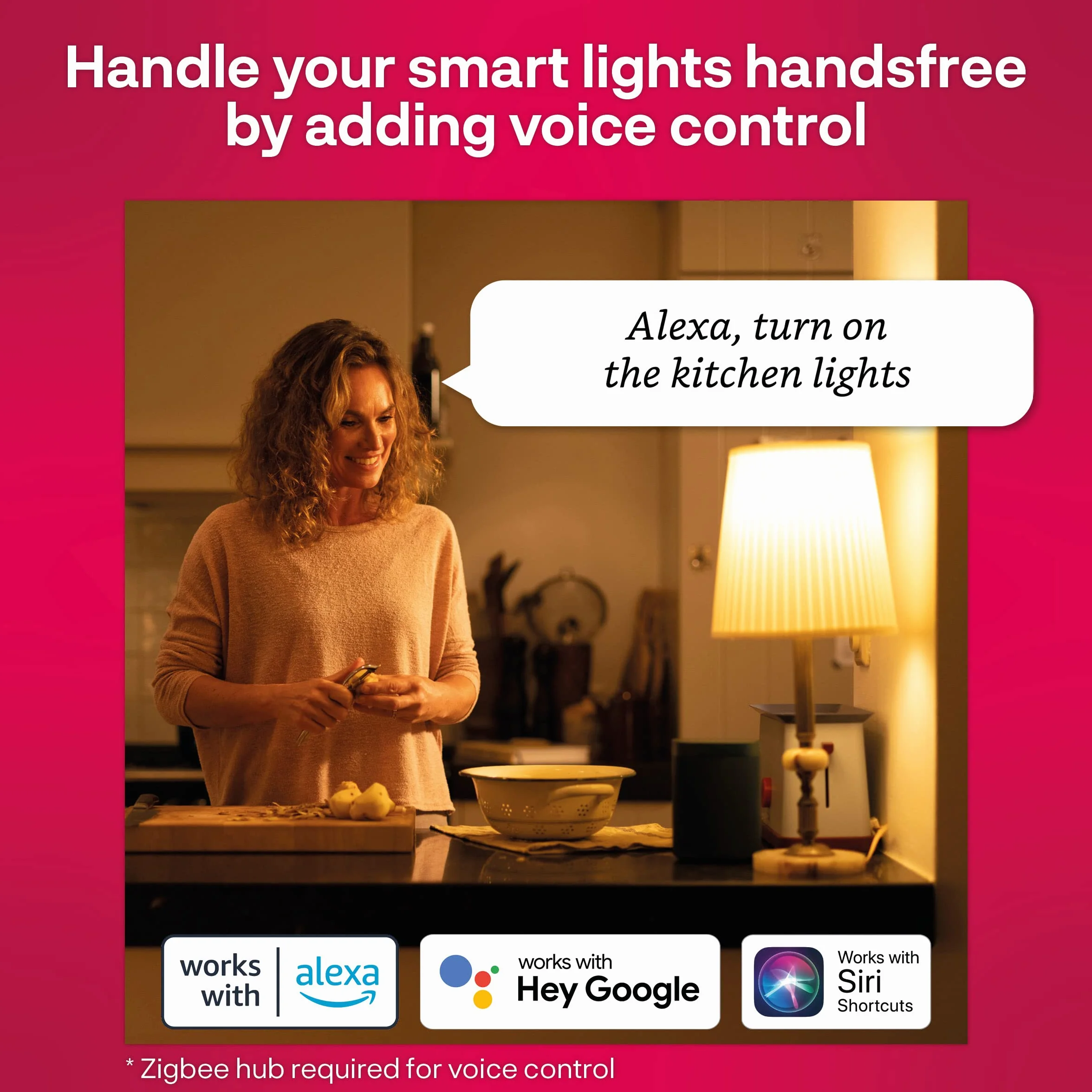 Innr Zigbee Gateway BG 220 Hub WiFi para Iluminación Inteligente Control por Voz Alexa Siri
