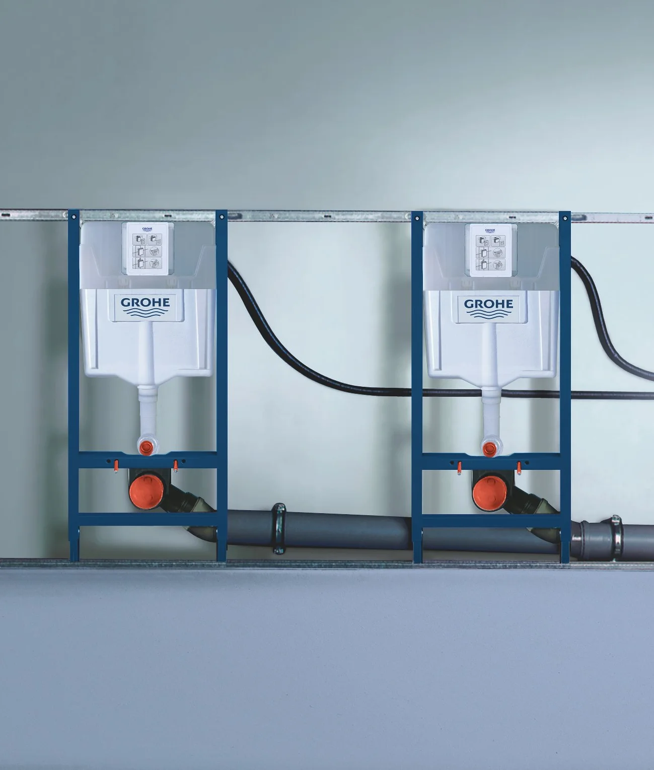 Grohe Solido Pack 2-en-1 Bastidor 1.13 m anclajes cisterna empotrada WC 6-9 l