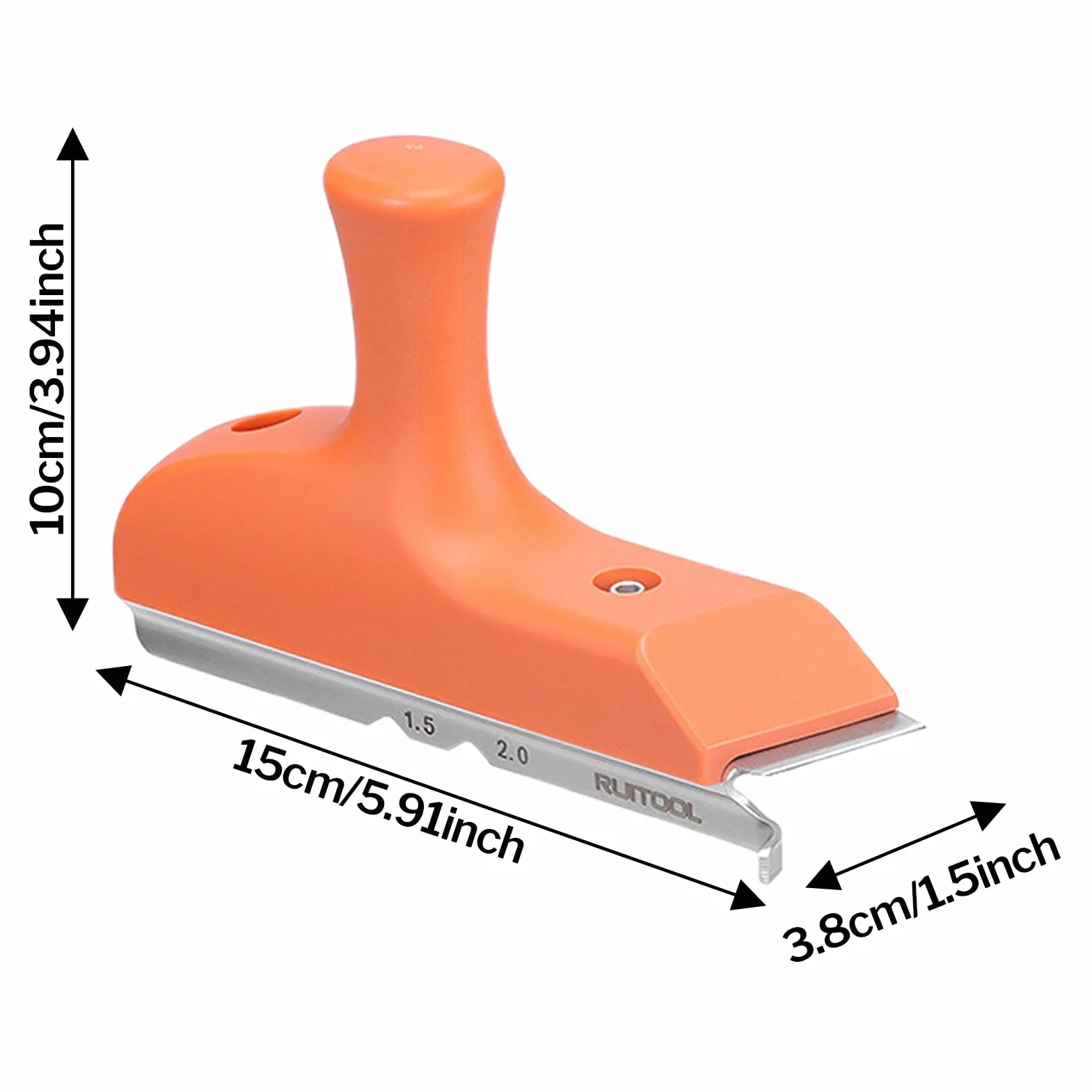 Herramientas para Cantos, Recortadora Manual de Precisión para Madera, Herramienta Ergonómica para Suelos, Armarios, Muebles y Trabajos de Carpintería
