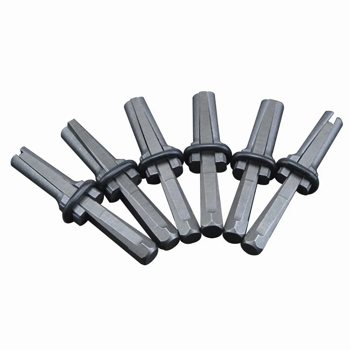 QWORK® Cuñas de cuña y plumas de grado industrial de 9/16 pulgadas para hormigón, mármol, granito, piedra, herramientas manuales (2)