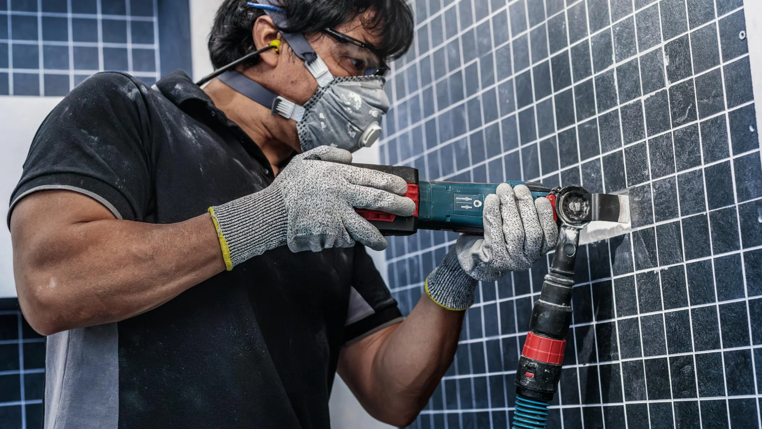 Bosch 1x Hoja multiherramienta PRO Multi Material AIZ 32 RT5 (para Mortero, Hormigón celular, Anchura 32 mm, Professional Accesorios Multiherramienta)