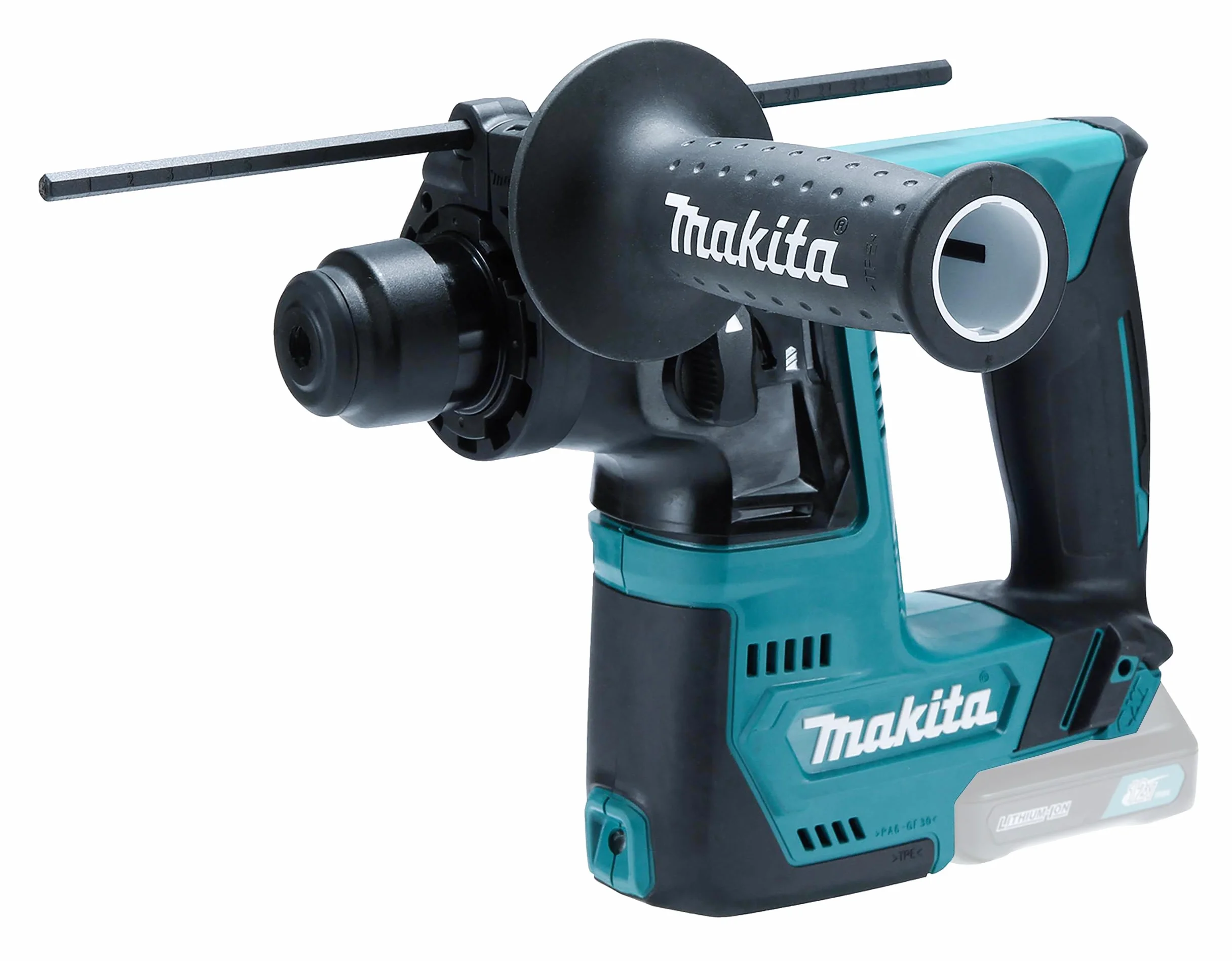 Makita Taladro percutor a batería para SDS-Plus 12 V máx. (sin cargador), azul, negro, sin batería
