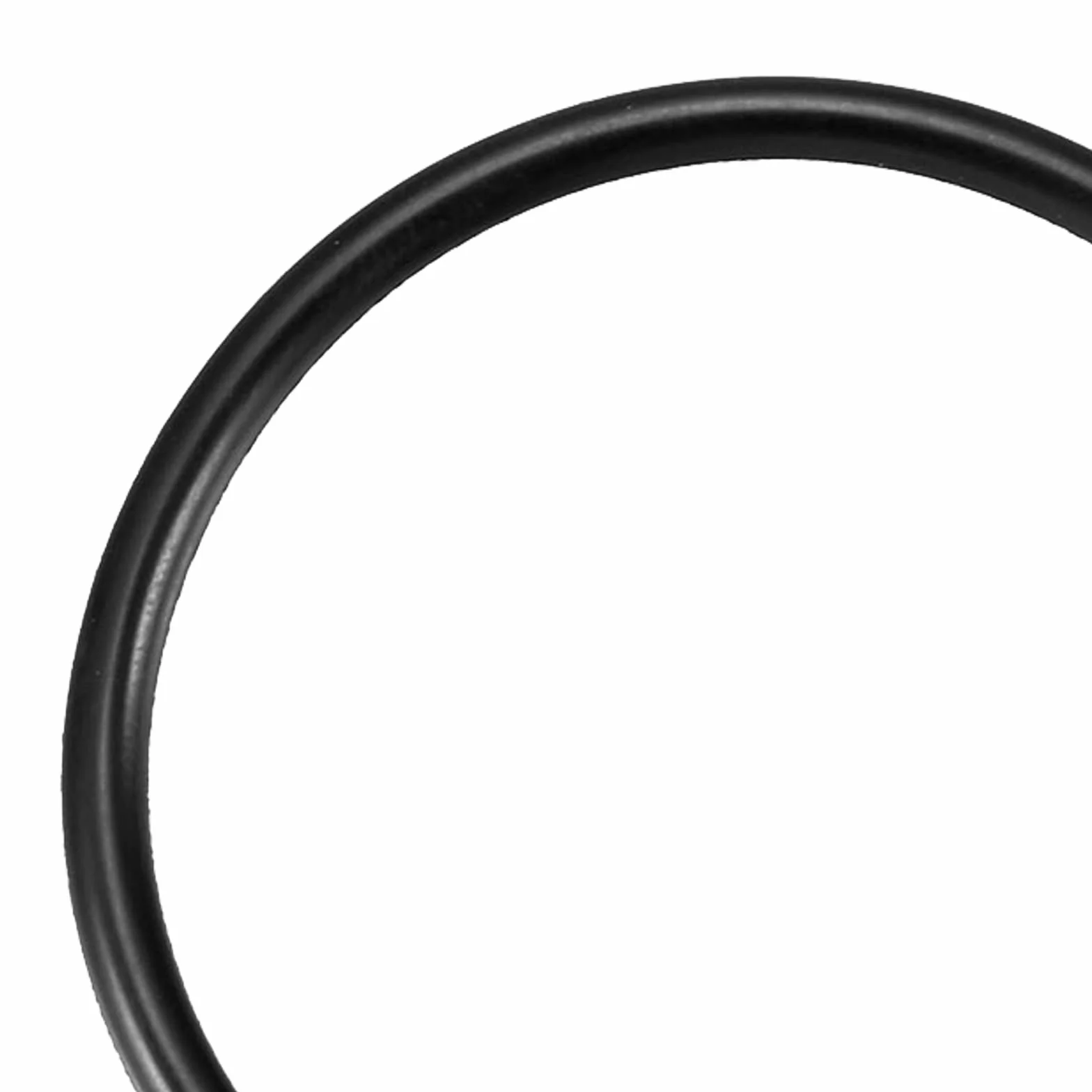QUARKZMAN 50mm x 44mm x 3mm Nitrilo Goma Juntas Tóricas x 10uds Redondo Junta Arandela para Grifo Plomería Reparación Sellado Conexión [Negro]