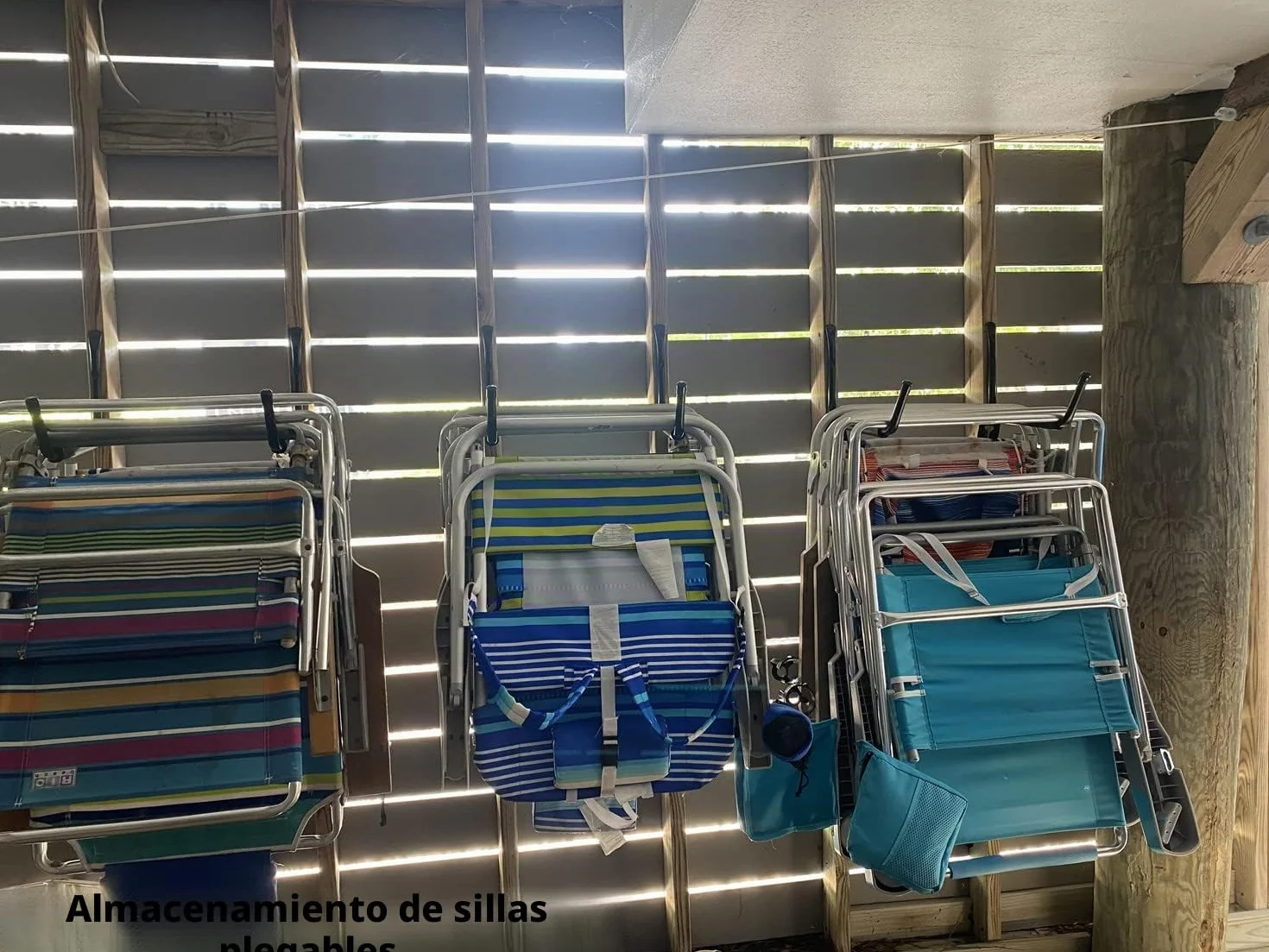 Ganchos para escaleras de garaje con brazo jumbo de 12 pulgadas, paquete de 8 perchas para bicicletas y sillas