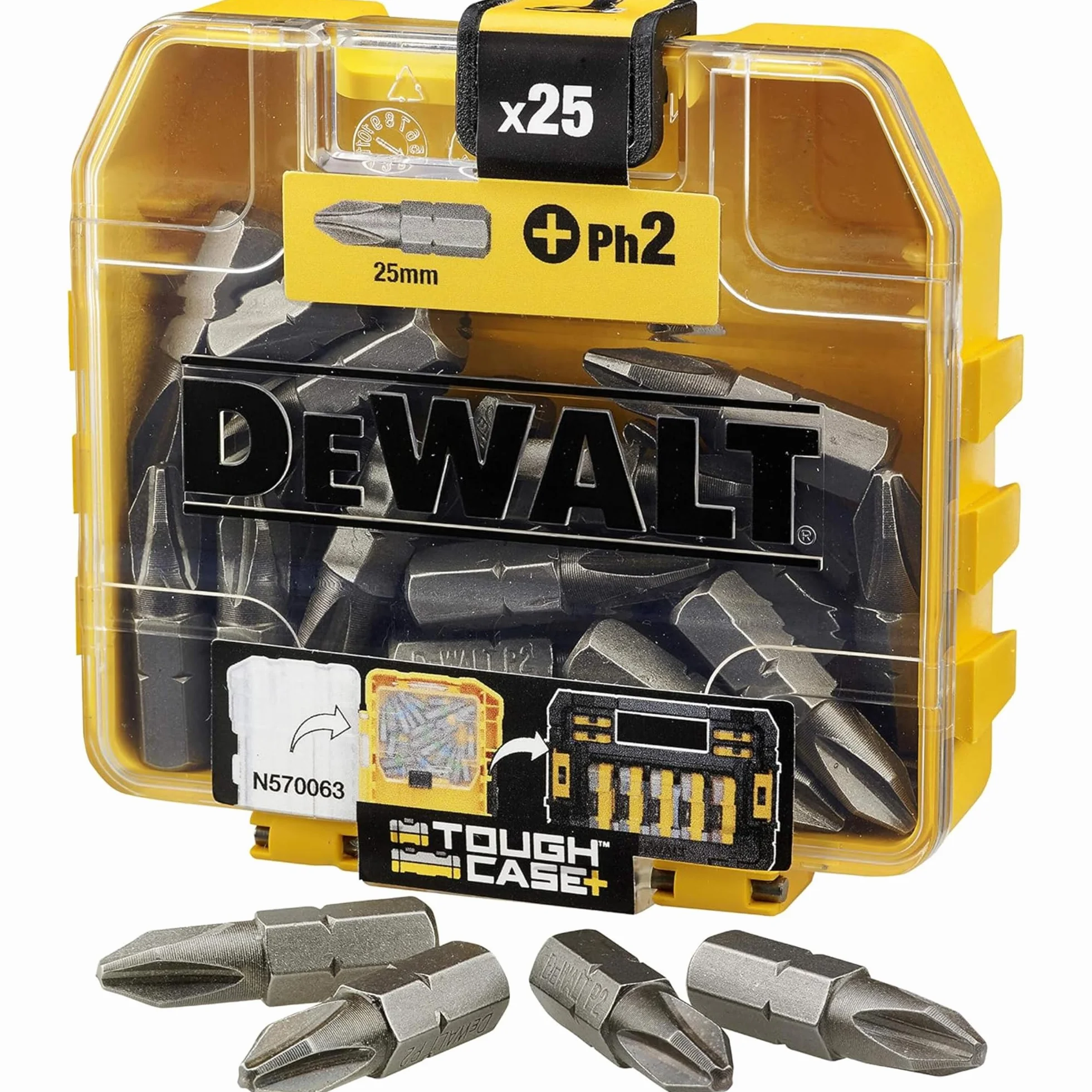 DeWalt DT71522-QZ - Pack de 25 puntas Phillips de 25 mm