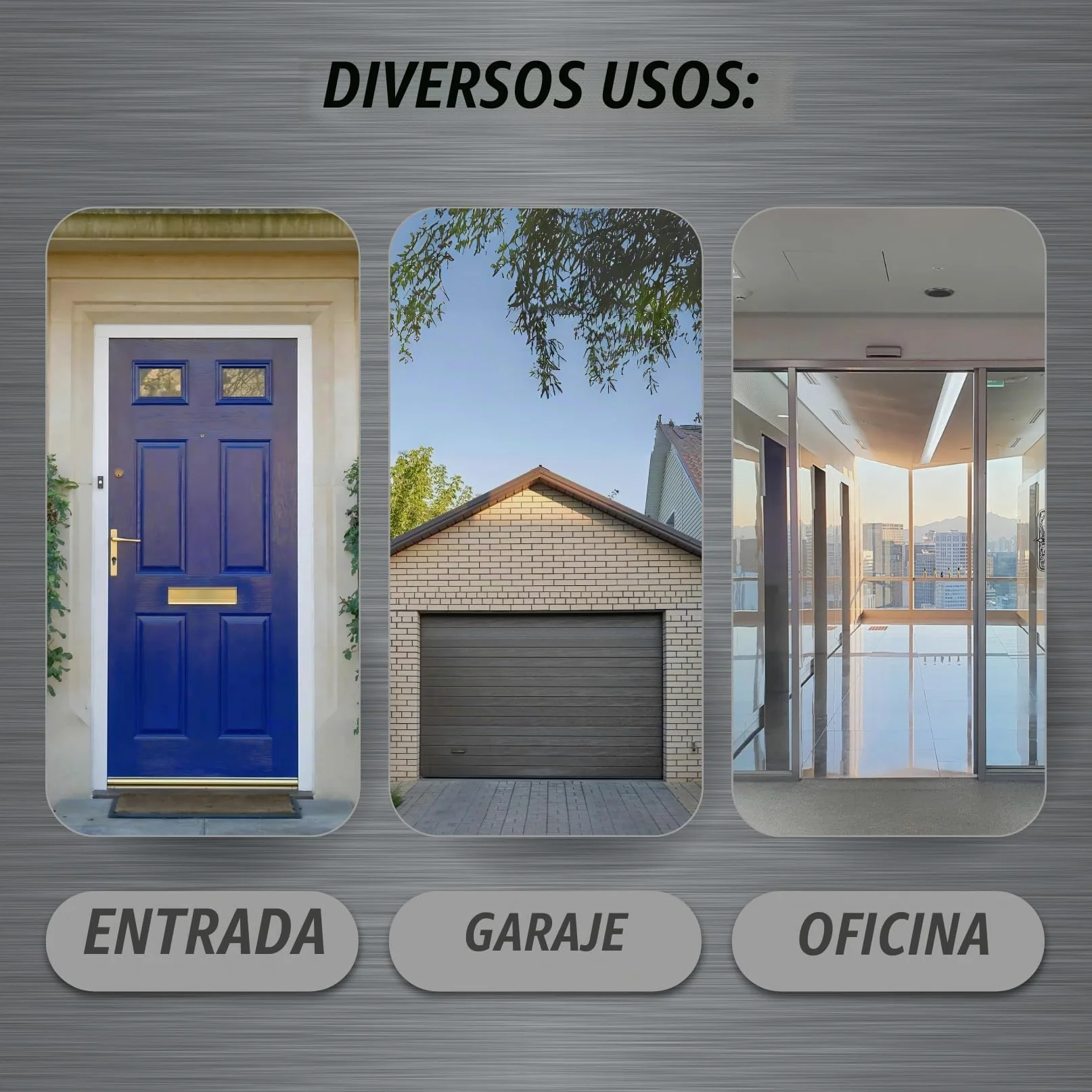 Juego de 2 cilindros para cerraduras de 30/30 mm con llave única, cilindros de doble cerradura, 4 tornillos, 10 llaves incluidas, montaje fácil, llave universal para todos los cilindros, longitud 60