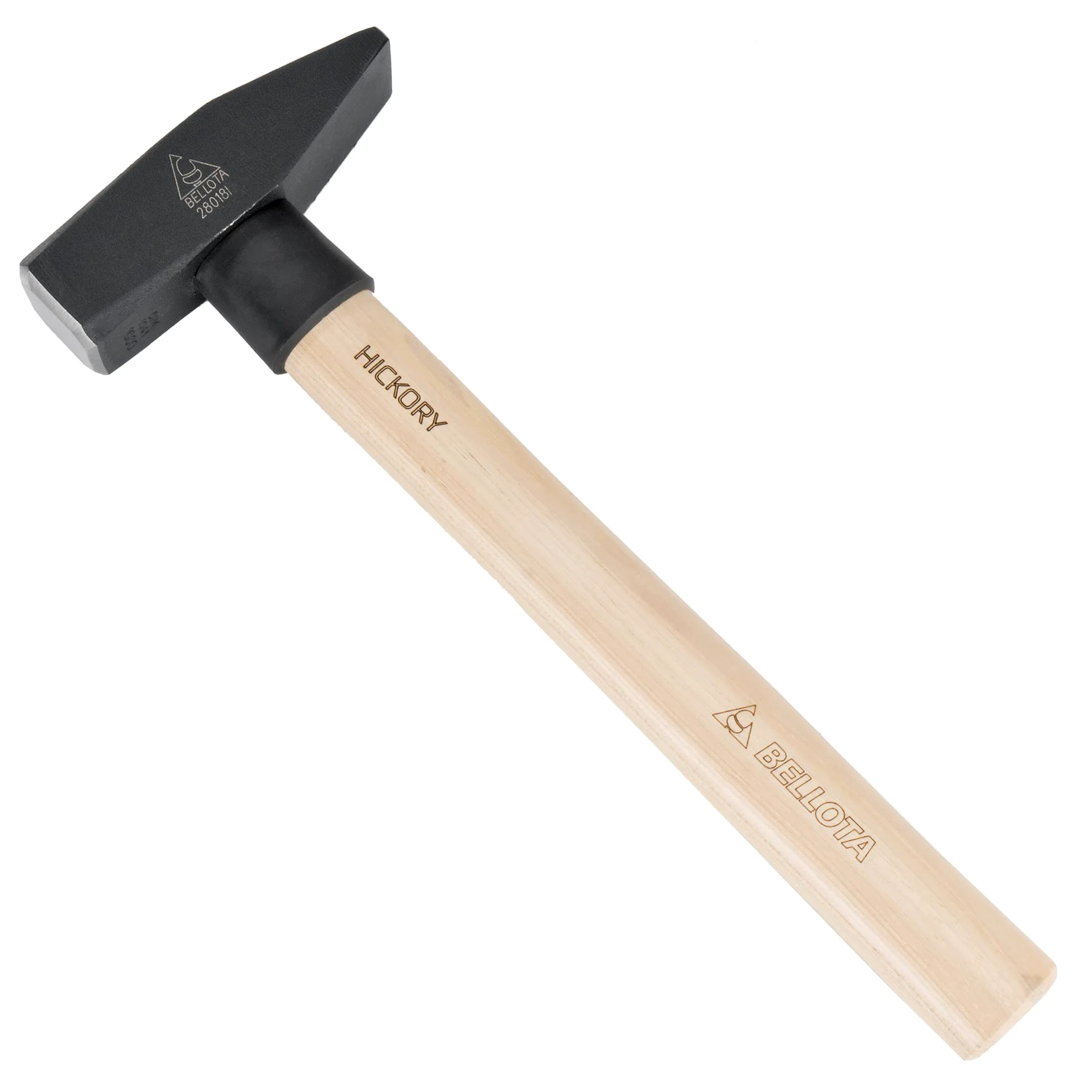 Bellota 28018I - Martillo Alemán con Cabeza de Acero Forjado, Mango de Madera de Hickory y Cuña Metálica en la Unión