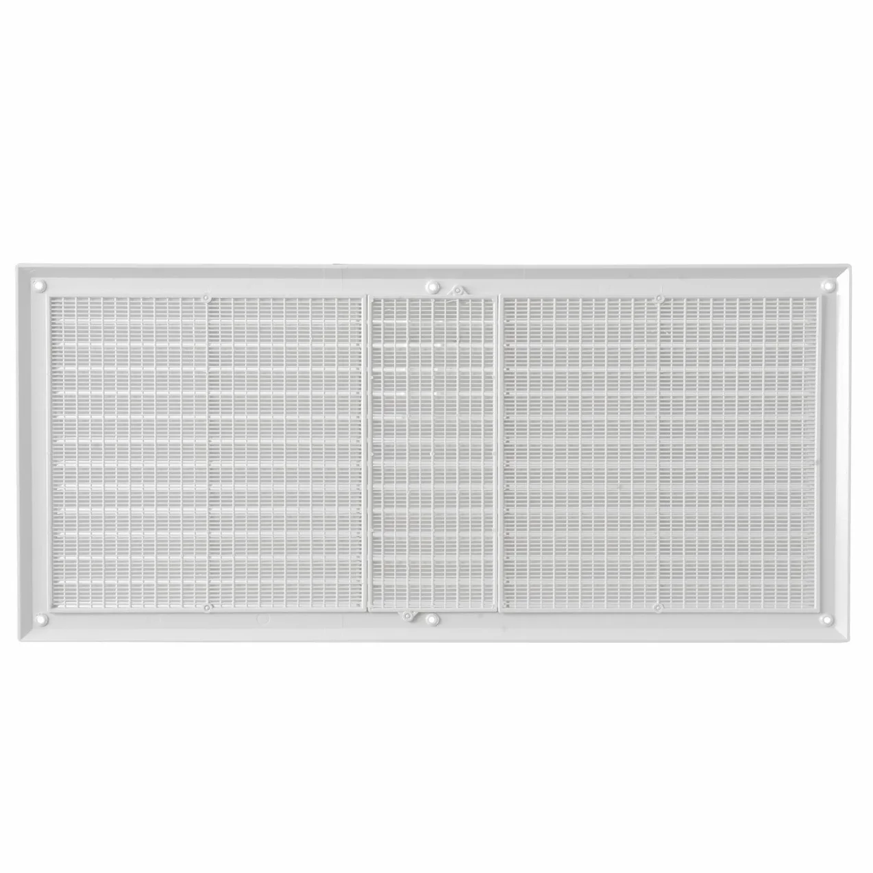 La Ventilazione AR5023B - Rejilla de plástico rectangular para superponer, color blanco, 500 x 227 mm