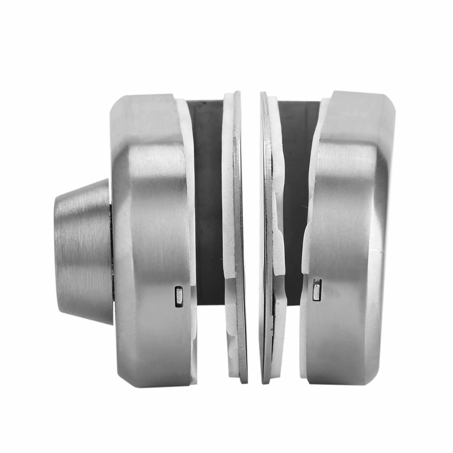 Cerradura de puerta de cristal de acero inoxidable de 10-12 mm con llave sin taladrar cerradura de seguridad para baño, hotel hogar