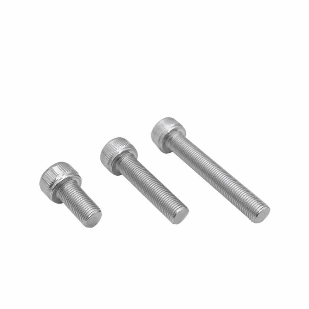 Rosca fina m3 - m12 ss304 tornillos hexagonales de acero inoxidable tornillos de cabeza cilíndrica din912 (M12-1.25 x 30 mm, 5 unidades)