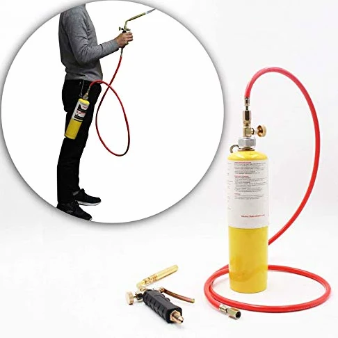 MAPP - Antorcha de soldadura de propano con manguera de 1,6 m