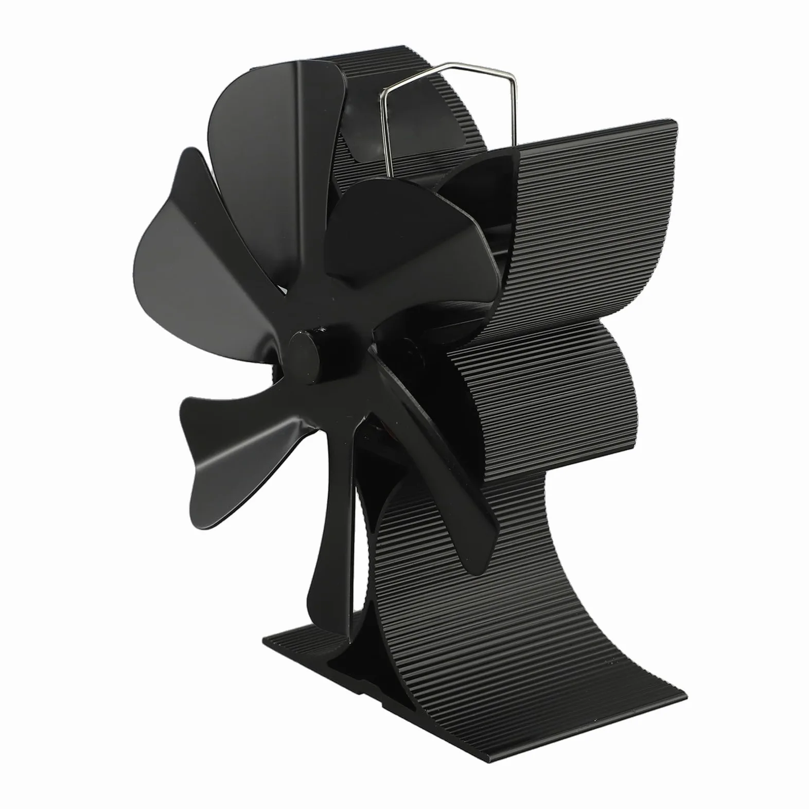 Ventilador de estufa alimentado por calor, ventilador de quemador de troncos con tecnología de arranque automático y funcionamiento autoalimentado