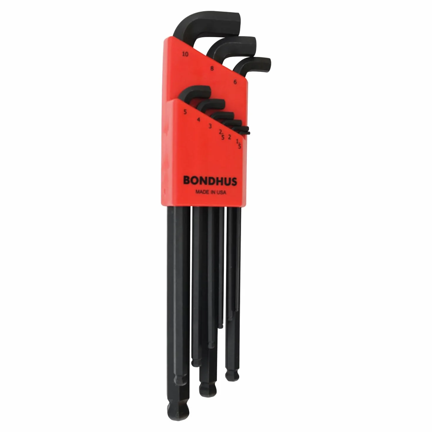 Starrett 16599 Juego de llaves, rosso, 1.5-10mm
