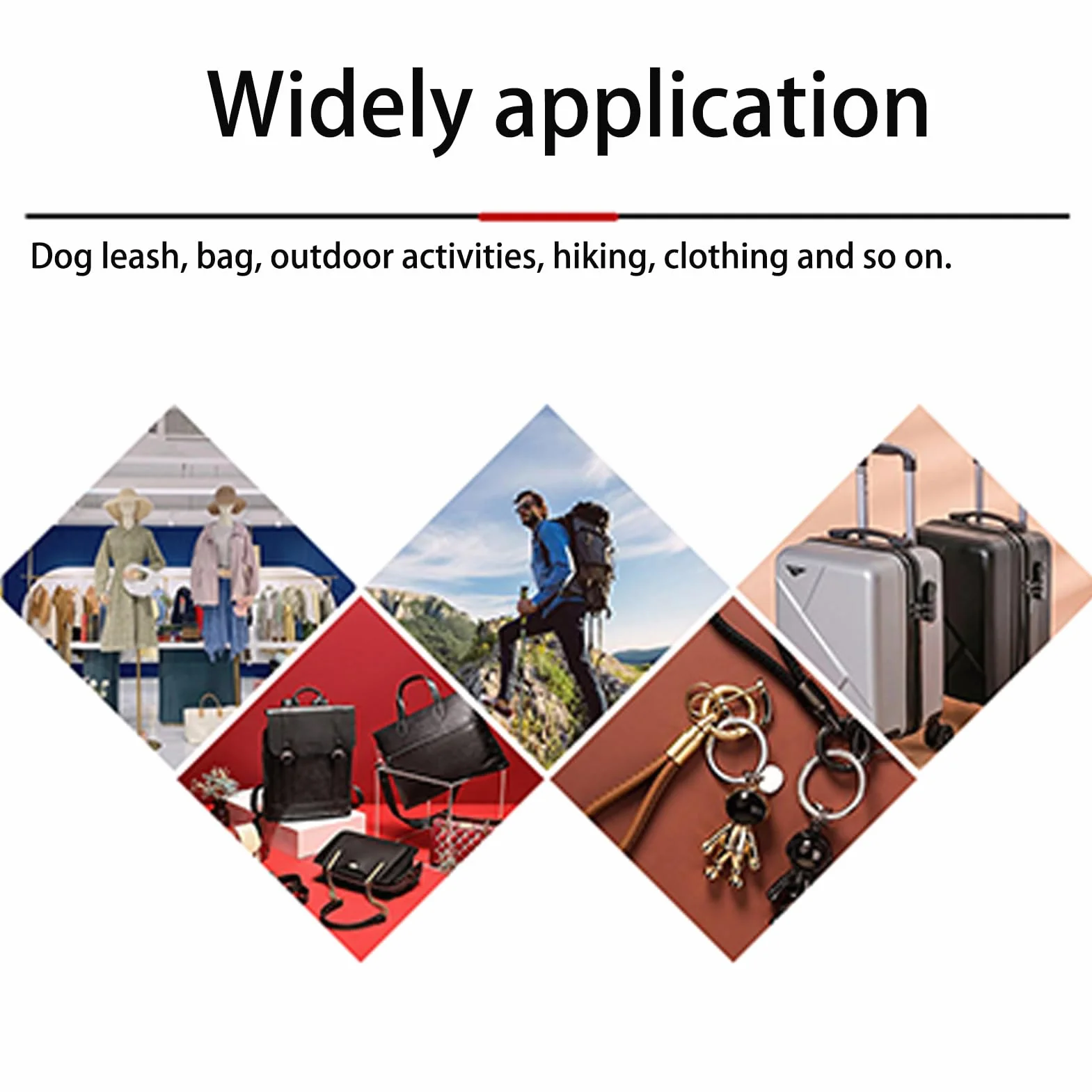 Mosquetones Estables con Giro (2 Unidades) de Acero Inoxidable - Ideal para Llaveros, Correas de Perro y Usos Versátiles