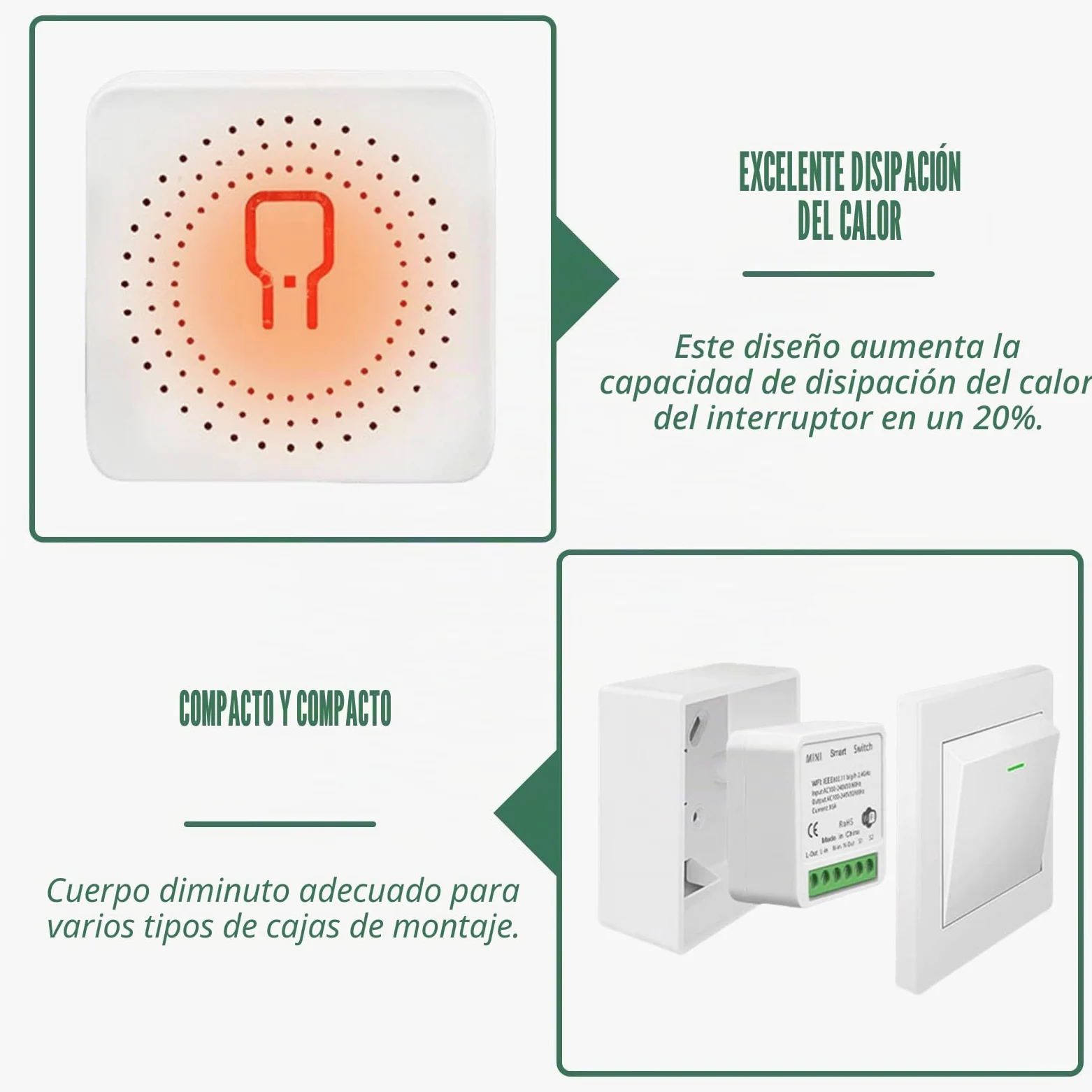 4 piezas de módulo de interruptor de luz inteligente de 1 vía, interruptor de luz de Smart Home, interruptor Smart Life, módulo de relé de interruptor mini DIY de WLAN, compatible con Alexa y Google