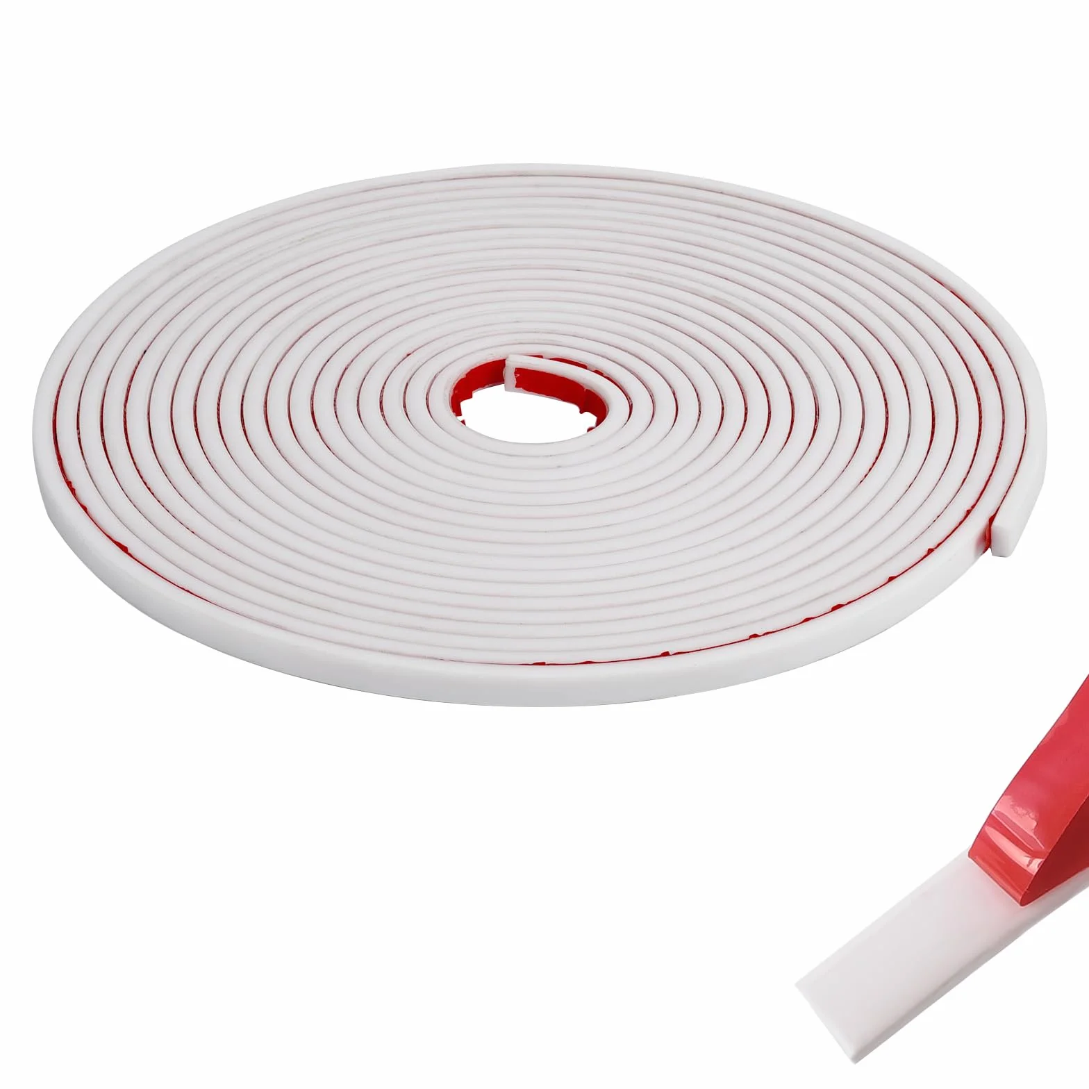 Befun 9M Flexible Zierleiste selbstklebend Hellweist Deckenleisten, Weiß Leiste dekorative für DIY, Dekoration, Spiegelrand, Wand Bilderrahmenrandder, Schrank, Risse