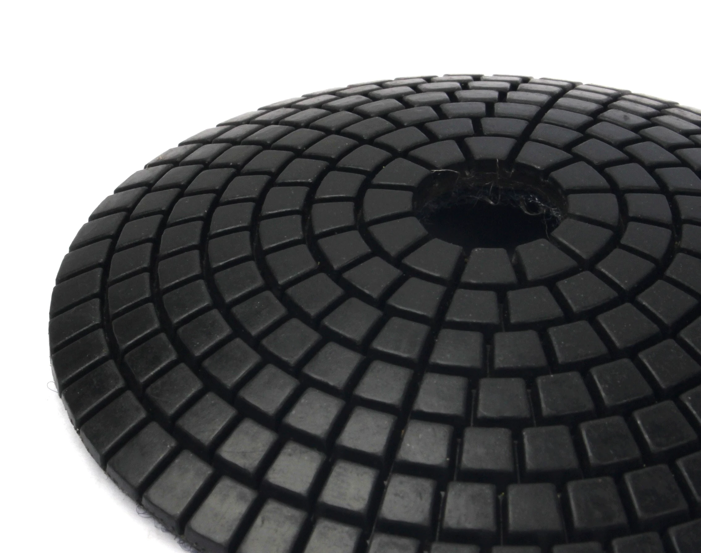 z-lion 4 Inch Convexo – Almohadilla para pulido de diamante con 5/8 "-11 hilo Backer Pad Disc convexa para mármol granito