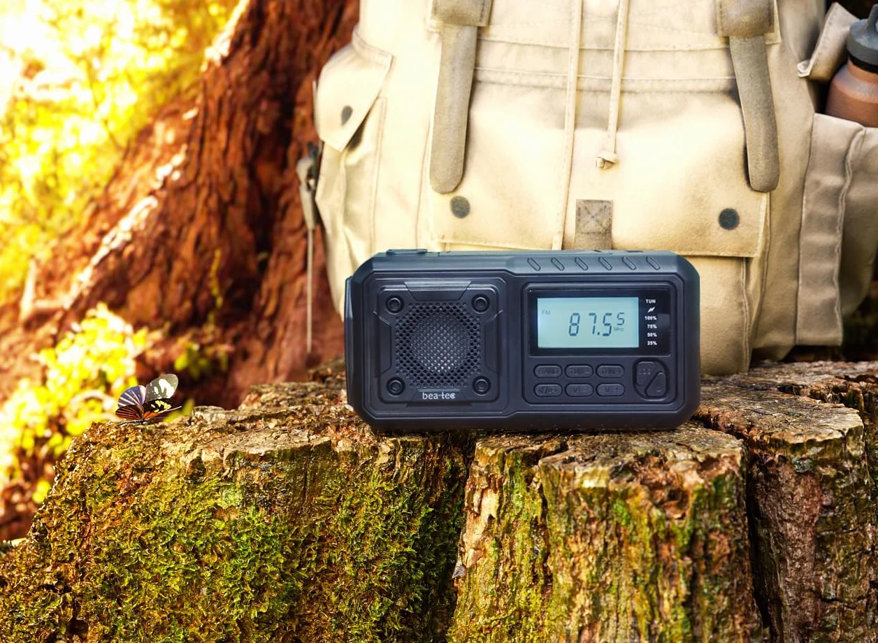 Beafon Btec-rds670 Black - Radio Portátil con Manivela