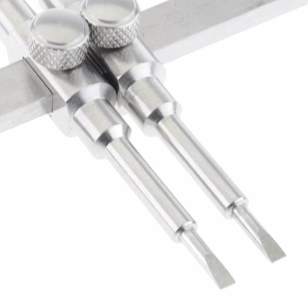 tooloflife Llave inglesa de lente, apertura ajustable de reparación lente de cámara de acero inoxidable compatible con herramienta para lente de cámara de 10 mm a 130 mm
