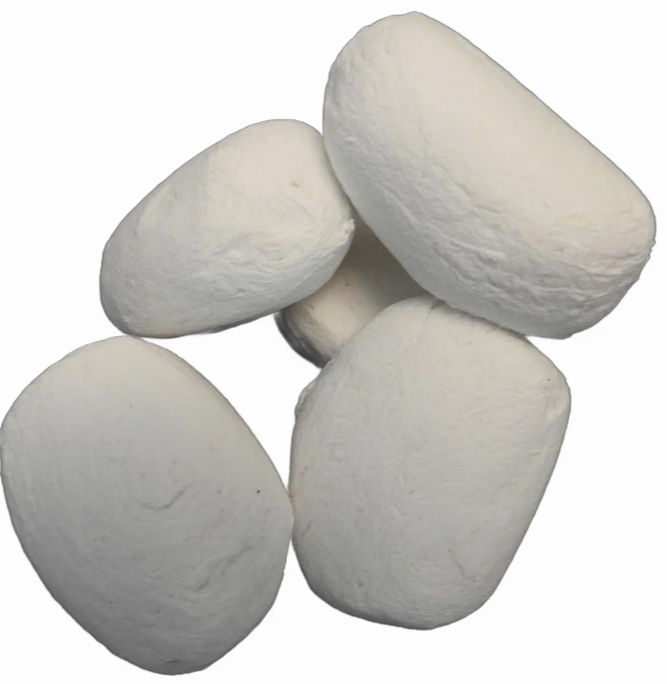 Coals 4 You - 20 Guijarros de Cerámica Blancos para Chimeneas de Bio-etanol y Gas