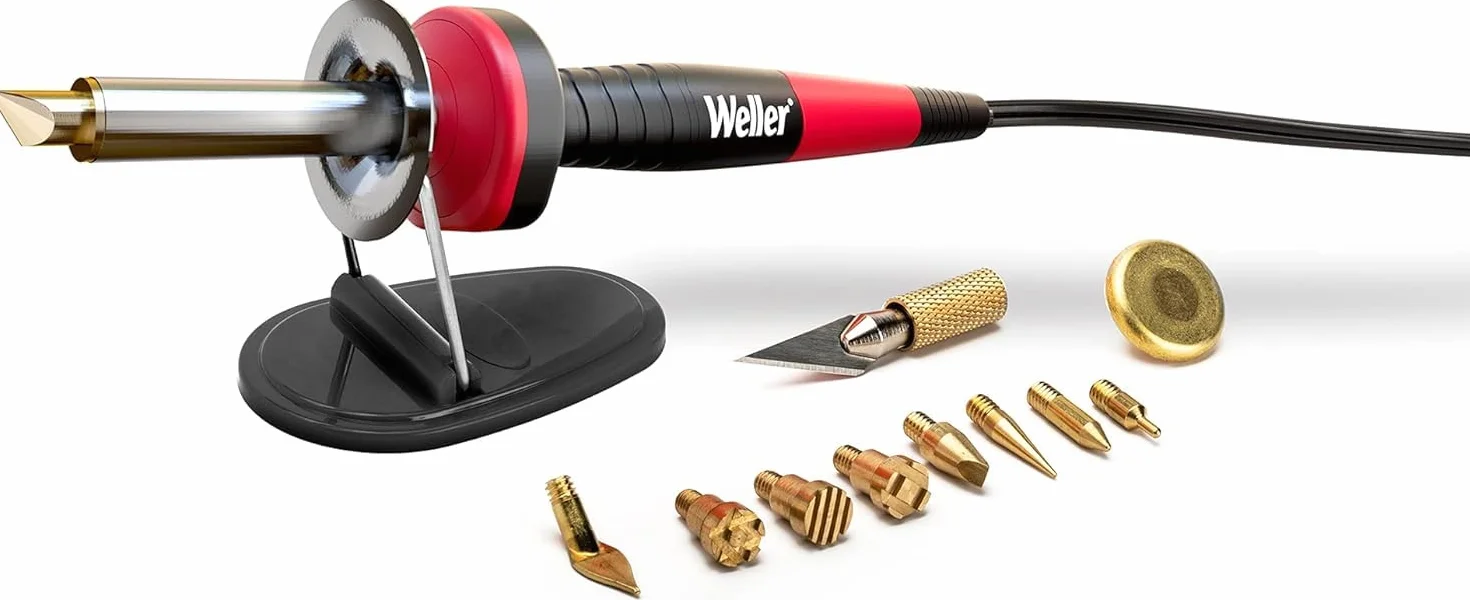 Weller WLIWBK2523C Kit De Pirograbado De Weller De 15 Piezas Con La Mayor Seguridad Y Comodidad Eu 25w/230v