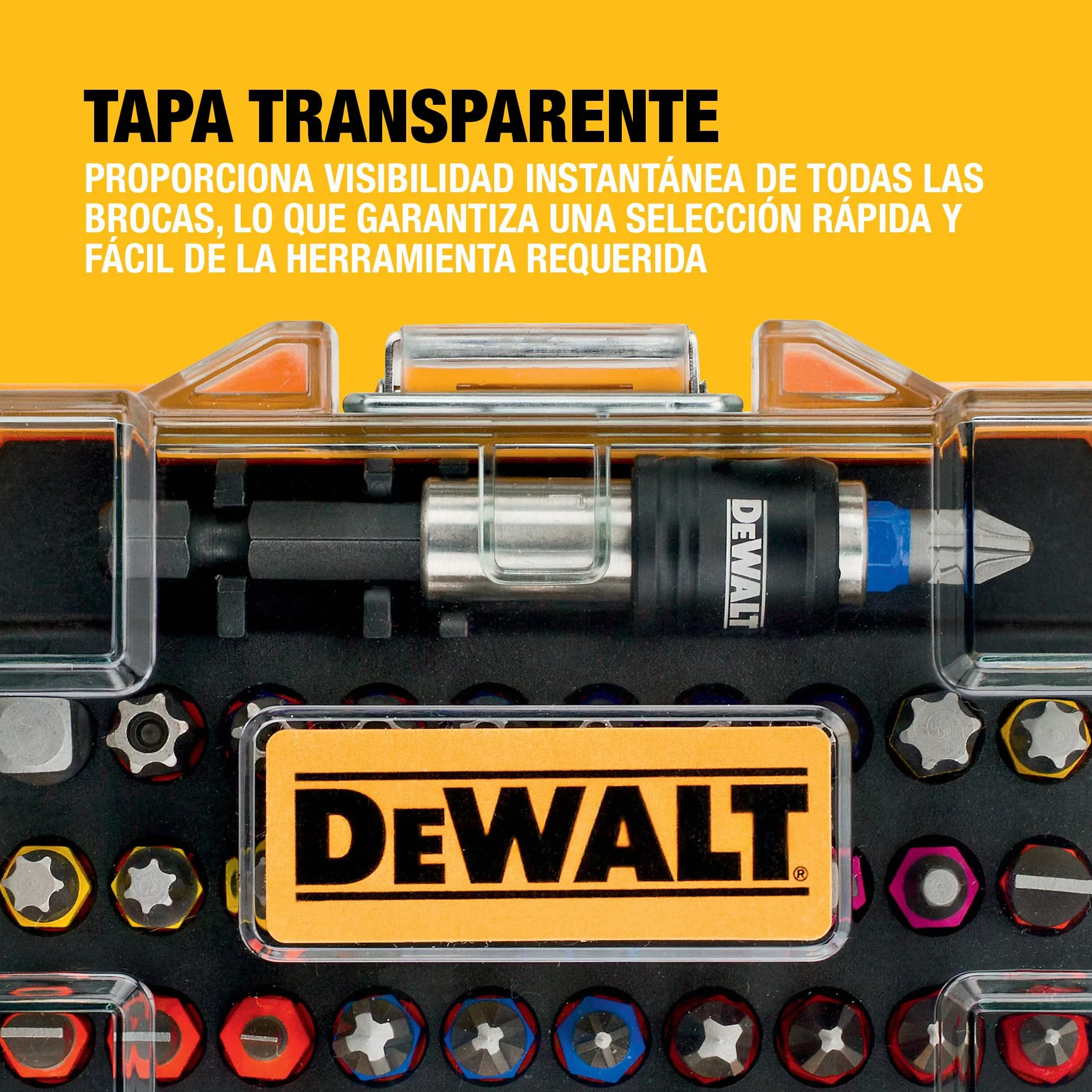DEWALT - Juego de atornilladores de alto rendimiento en Tough Case 25mm (32piezas), DT7969-QZ