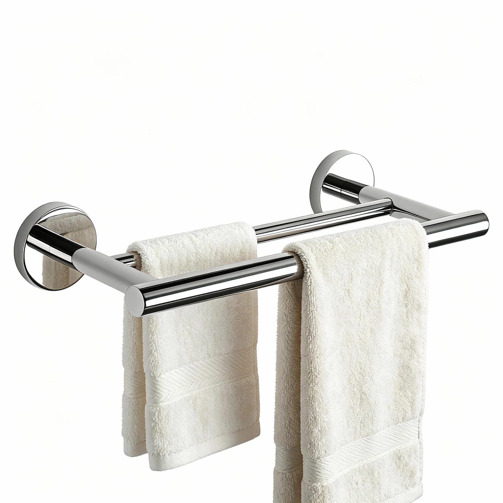 SAYAYO Toallero Doble Barra Acero Inoxidable 30CM para Baño y Cocina