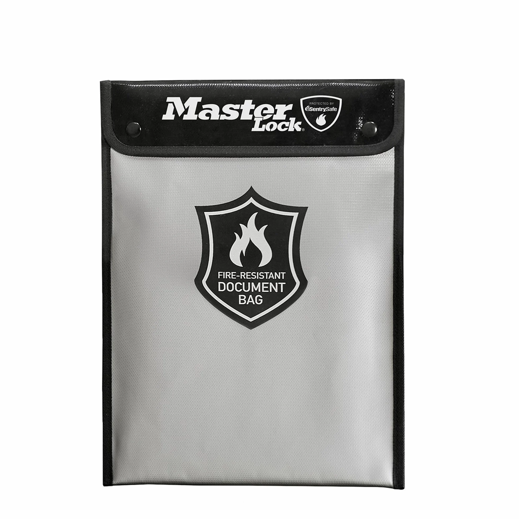 Master Lock FBWLZ0EURHRO Portadocumentos ignífugo con revestimiento de silicona resistente al fuego y al agua