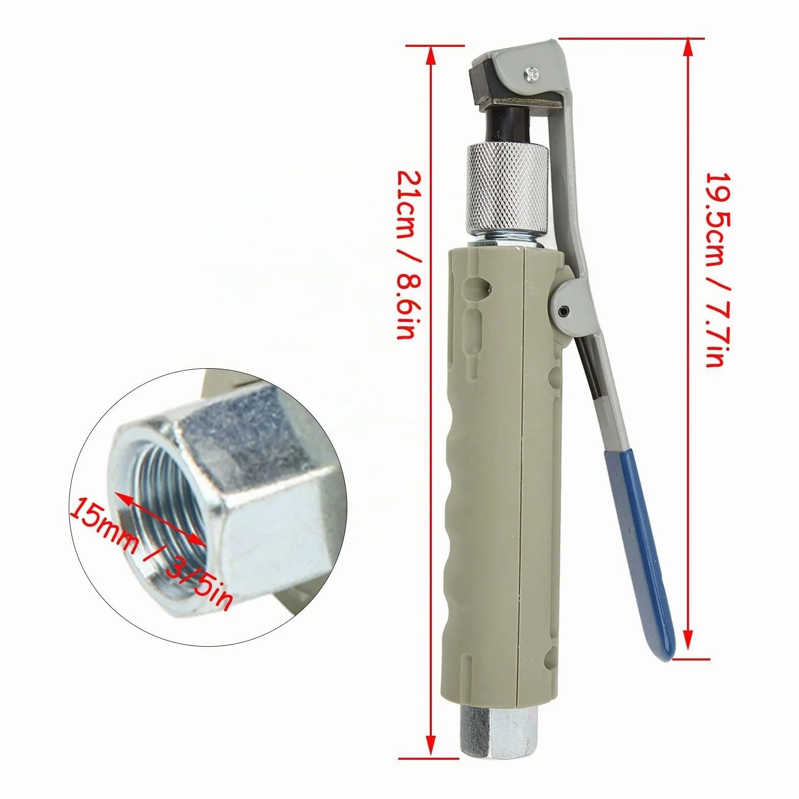 Boquilla de chorro de con 3 puntas de cerámica, pistola de chorro de, cabezal de boquilla para eliminar las manchas de color