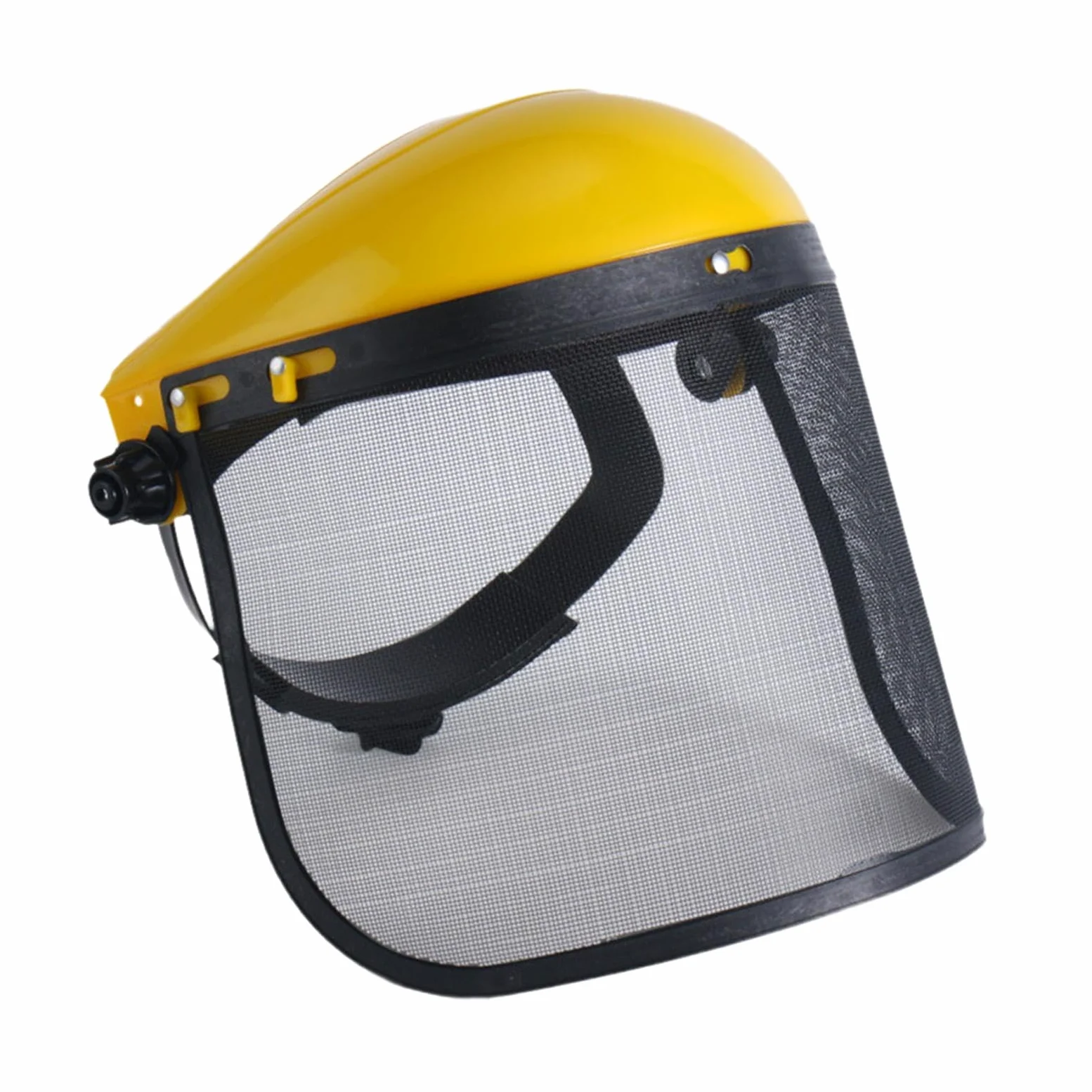 Máscara Ligera con Visera de Malla Metálica Necesaria Cómoda de Usar Ajustable para Proteger La Cara, Los Ojos Y