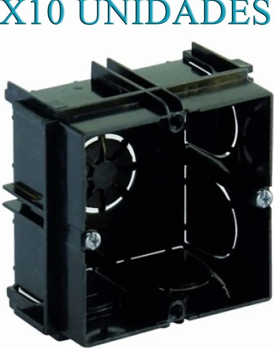 Cajas de empotrar electricidad pared 65x65x40 mm Cubillo universal Pack 10 unidades