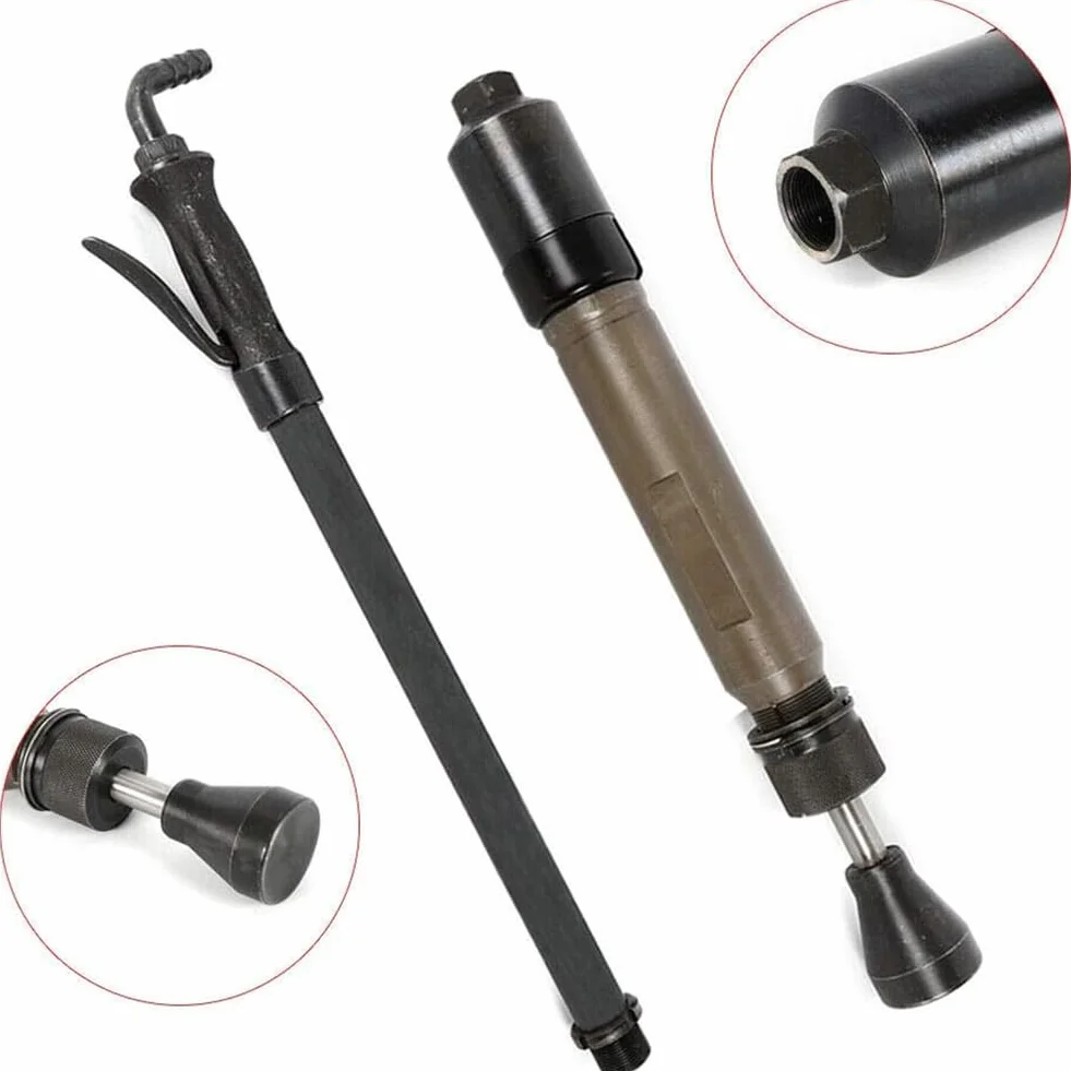 Máquina apisonadora neumática de mano de 1180 mm para tierra, arena y tierra, martillo perforador de aire, herramienta para compactar y nivelar