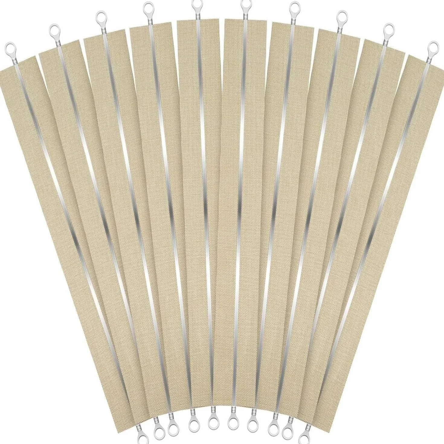 Juego de 10 Piezas de Repuesto for selladora de Impulso: Tiras termosellables, Elemento Calefactor, Agarre, 30/40/50 cm(500 2mm)